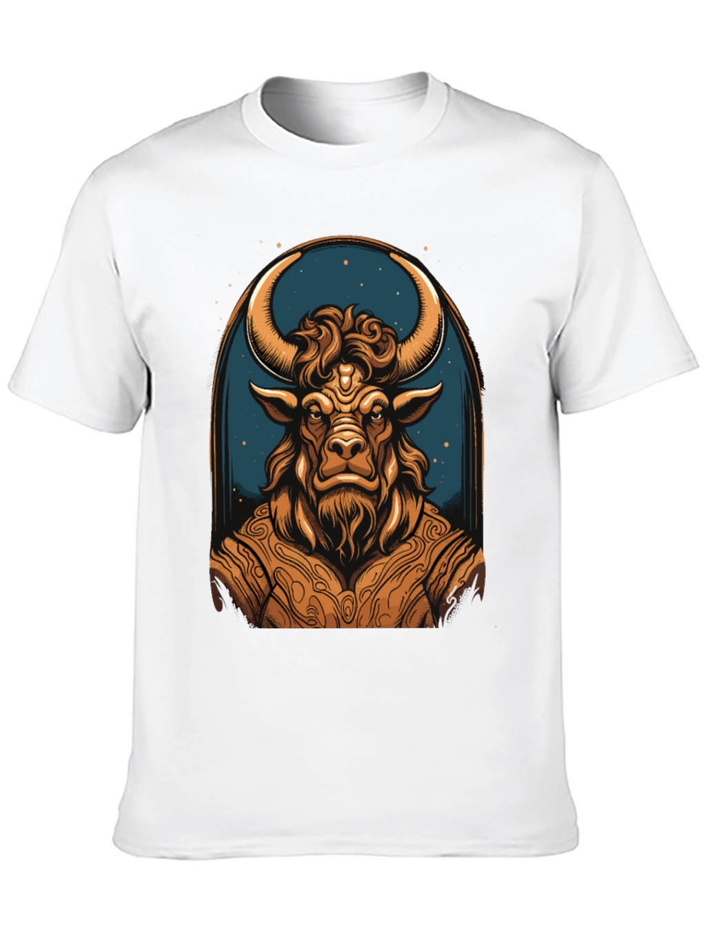Taurus Zodiac Graphic Tee - Black