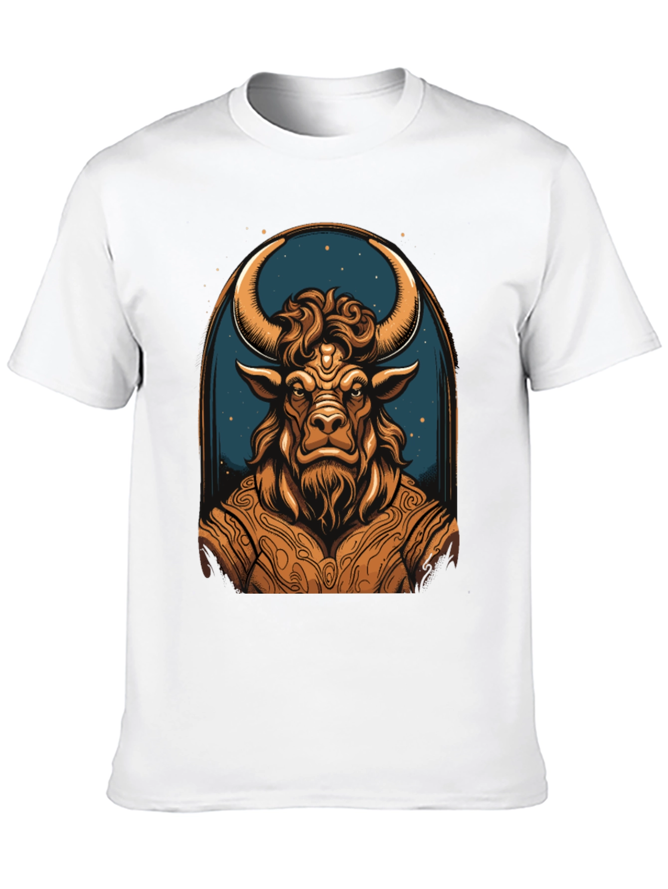 Taurus Zodiac Graphic Tee - Black