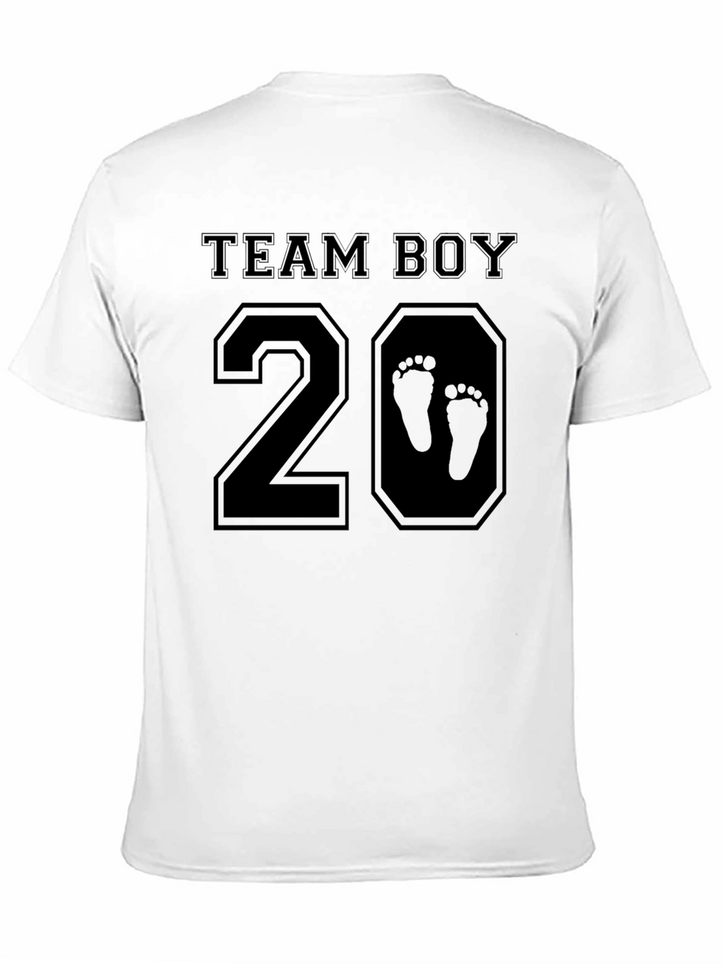 Team Boy 2024 Black T-Shirt New Baby