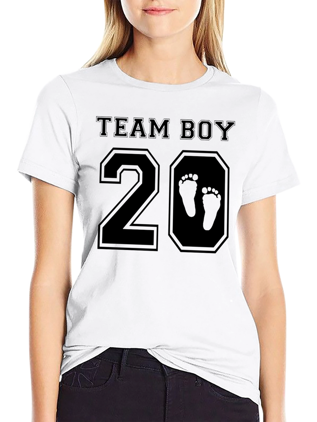 Team Boy 2024 Black T-Shirt New Baby