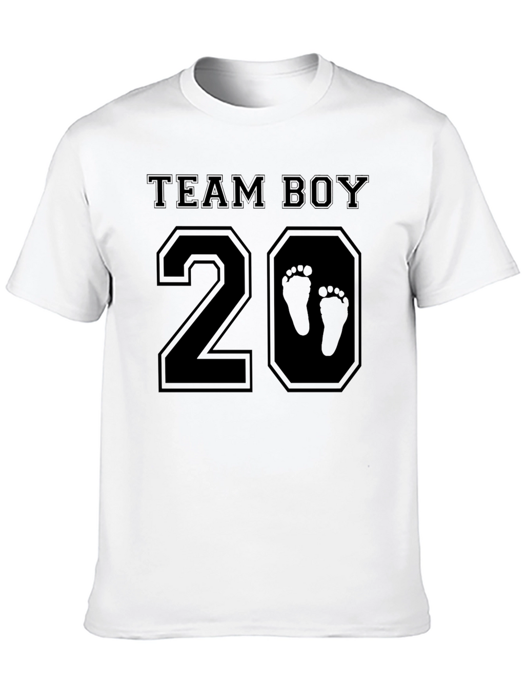 Team Boy 2024 Black T-Shirt New Baby