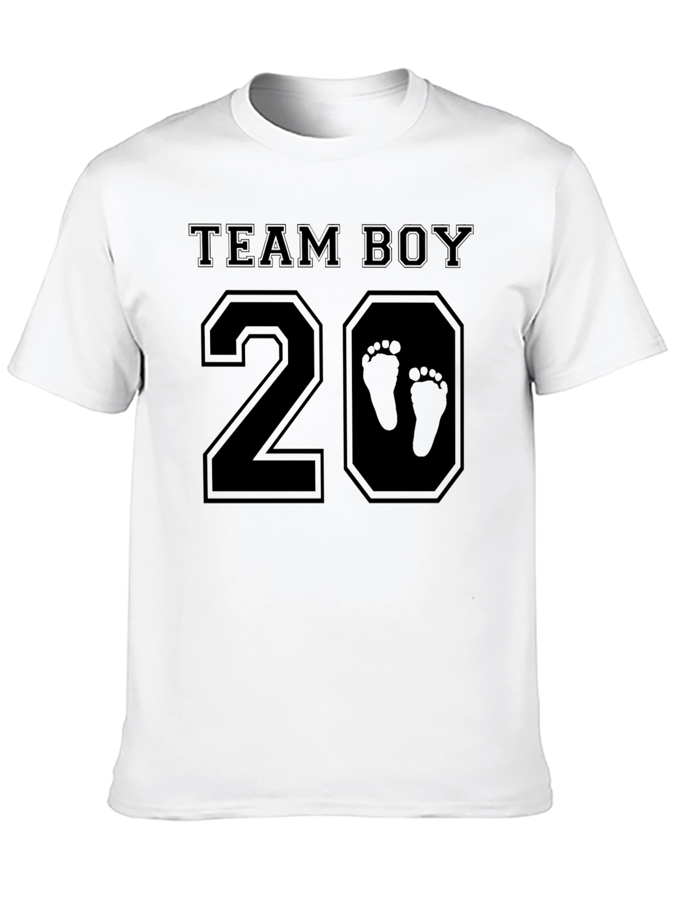 Team Boy 2024 Black T-Shirt New Baby