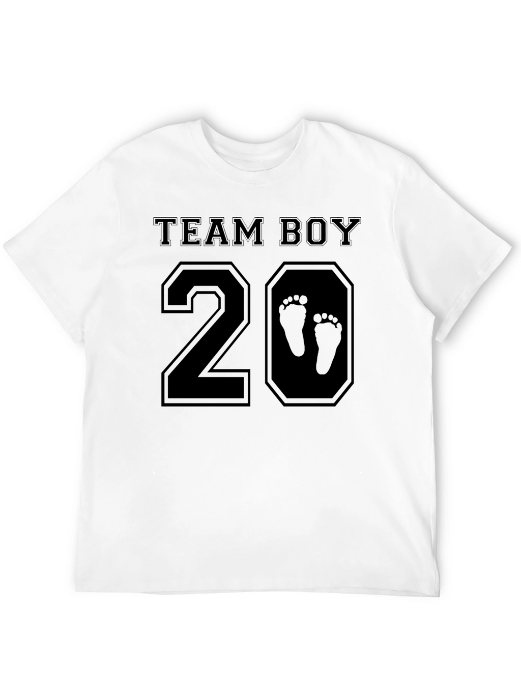 Team Boy 2024 Black T-Shirt New Baby
