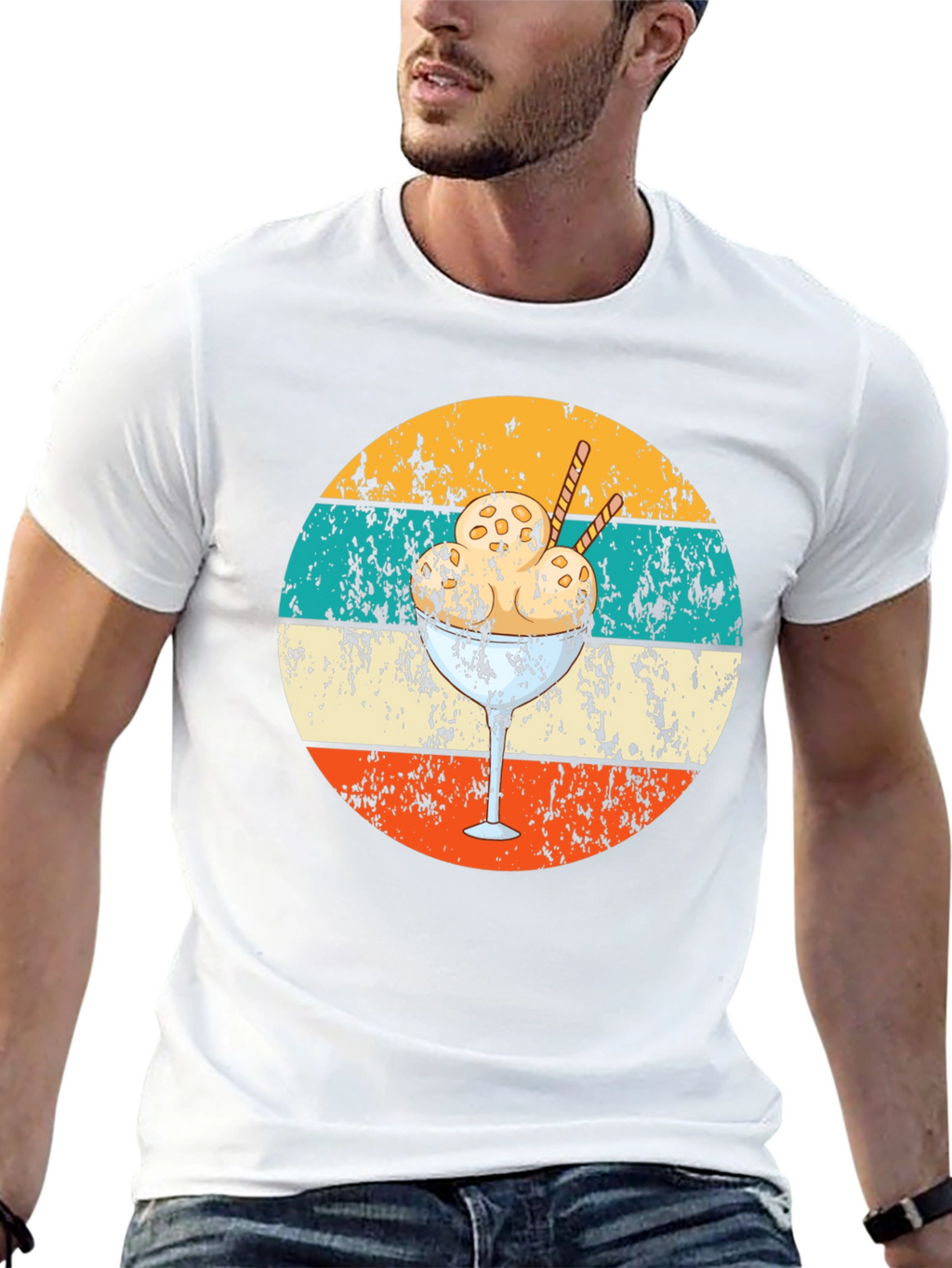 Retro Ice Cream T-Shirt - Cool Summer Style