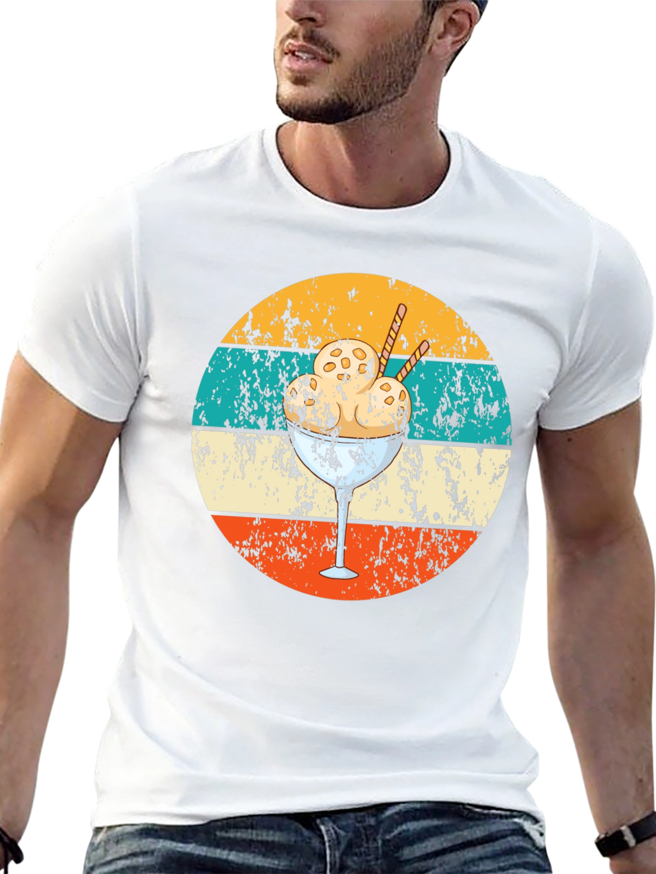 Retro Ice Cream T-Shirt - Cool Summer Style