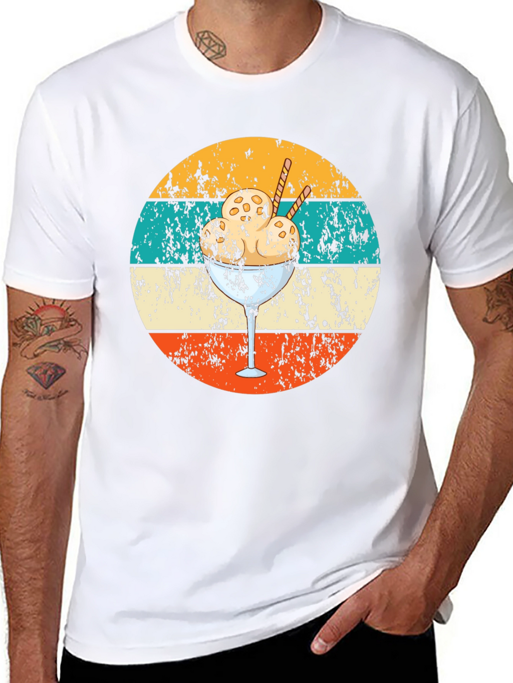 Retro Ice Cream T-Shirt - Cool Summer Style