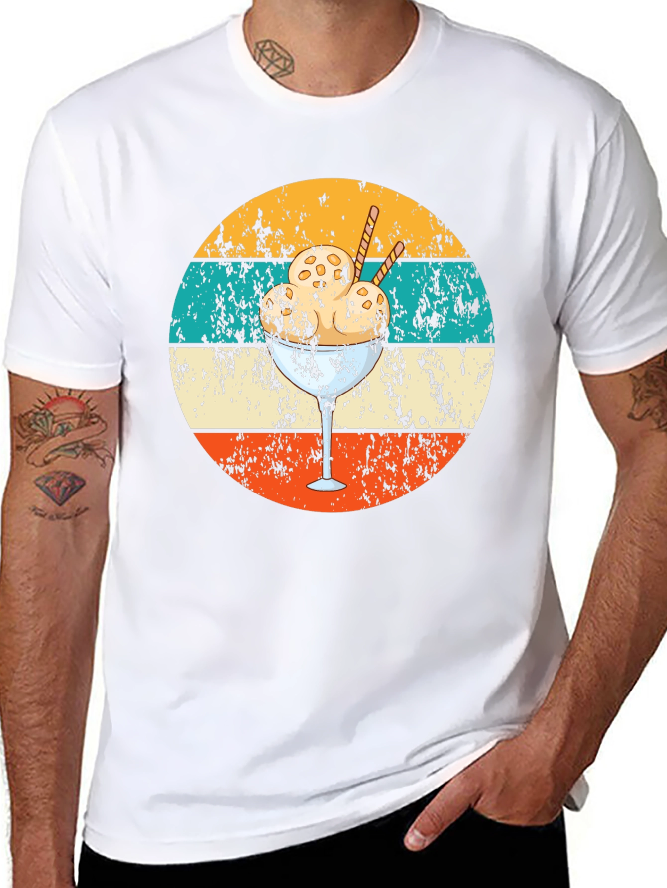 Retro Ice Cream T-Shirt - Cool Summer Style