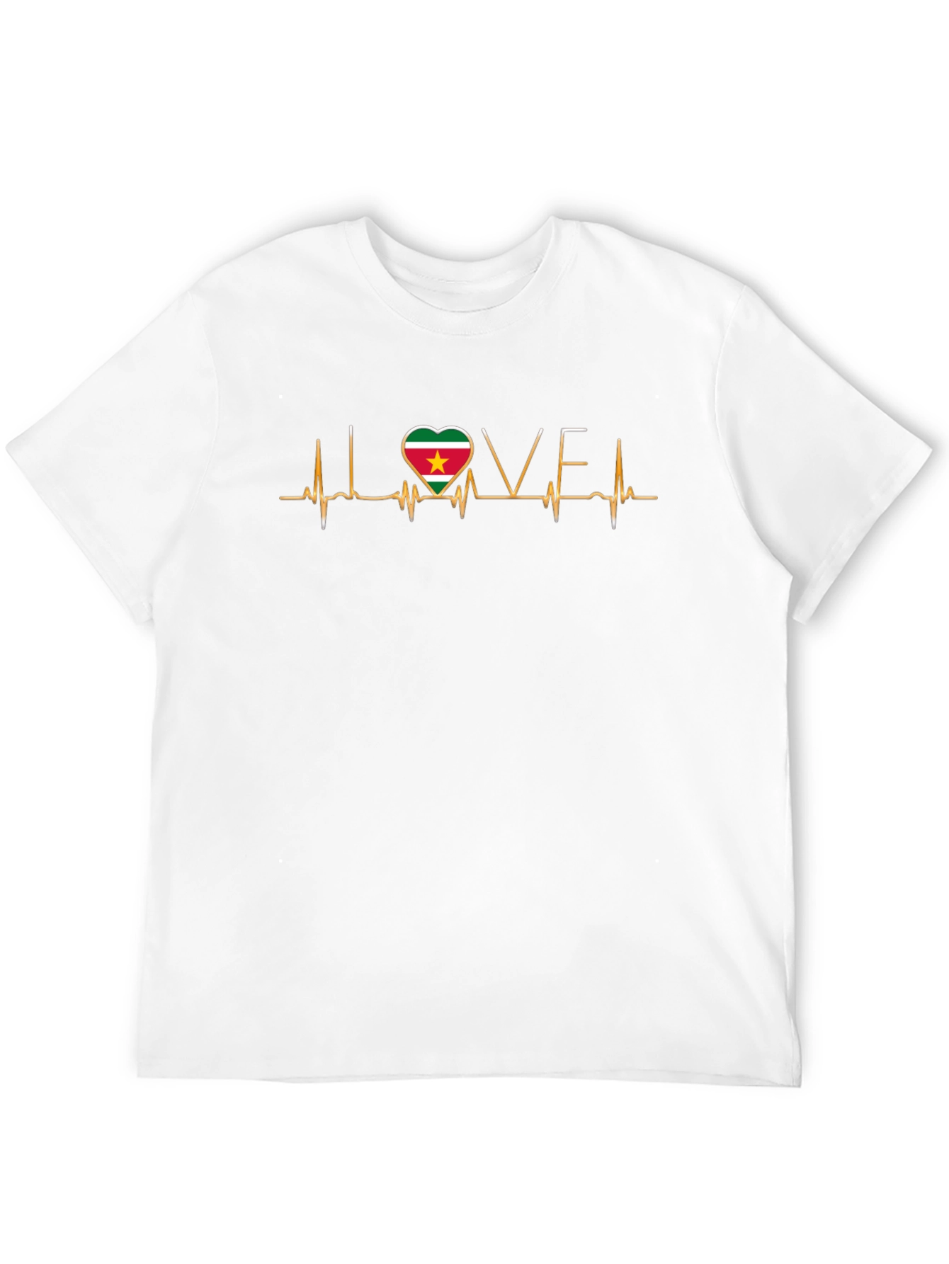 Suriname Heartbeat Love T-Shirt