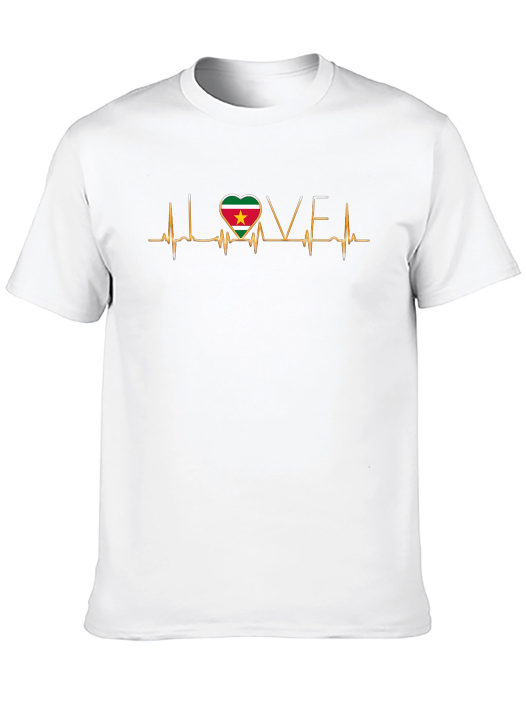 Suriname Heartbeat Love T-Shirt