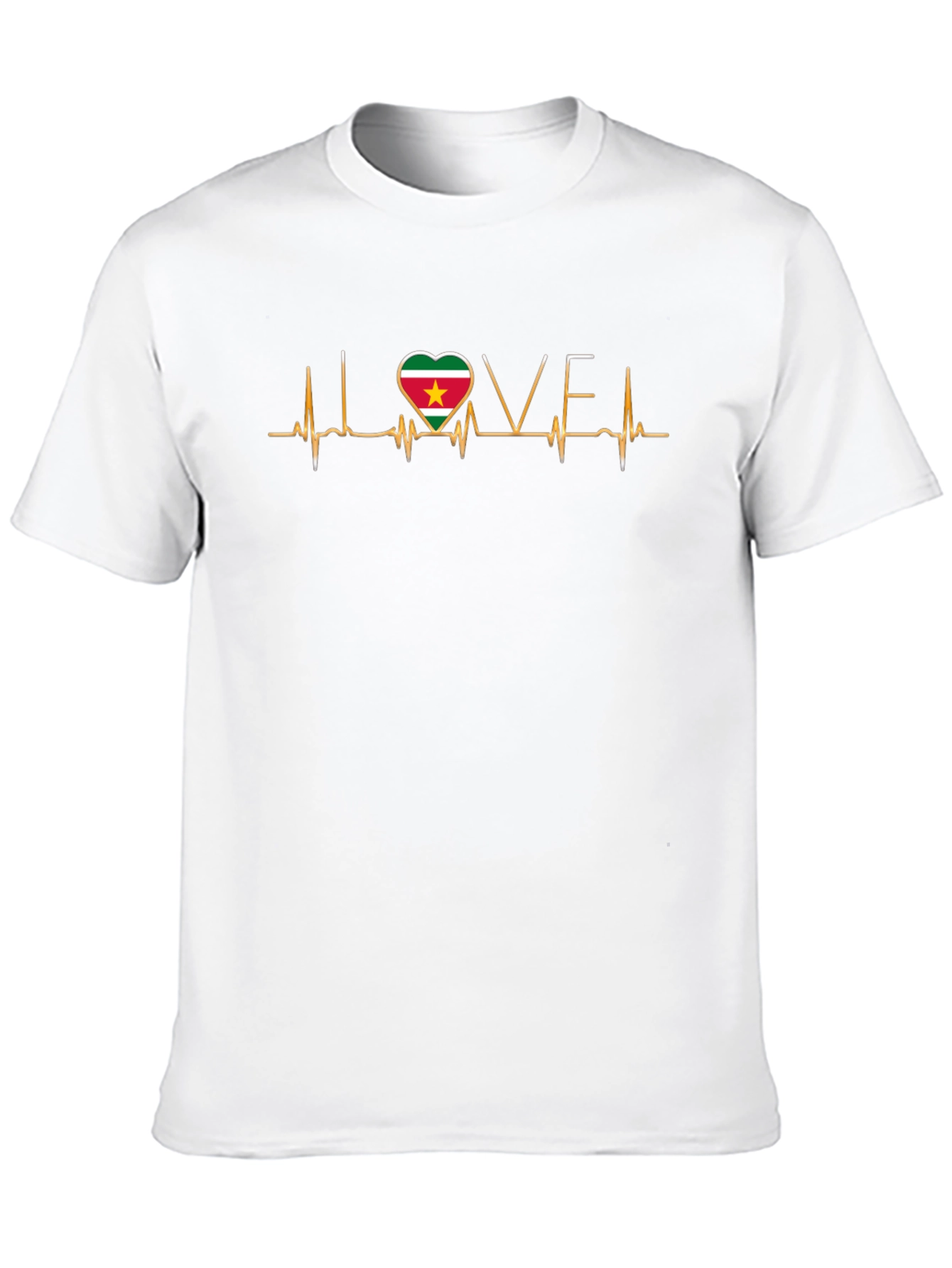 Suriname Heartbeat Love T-Shirt