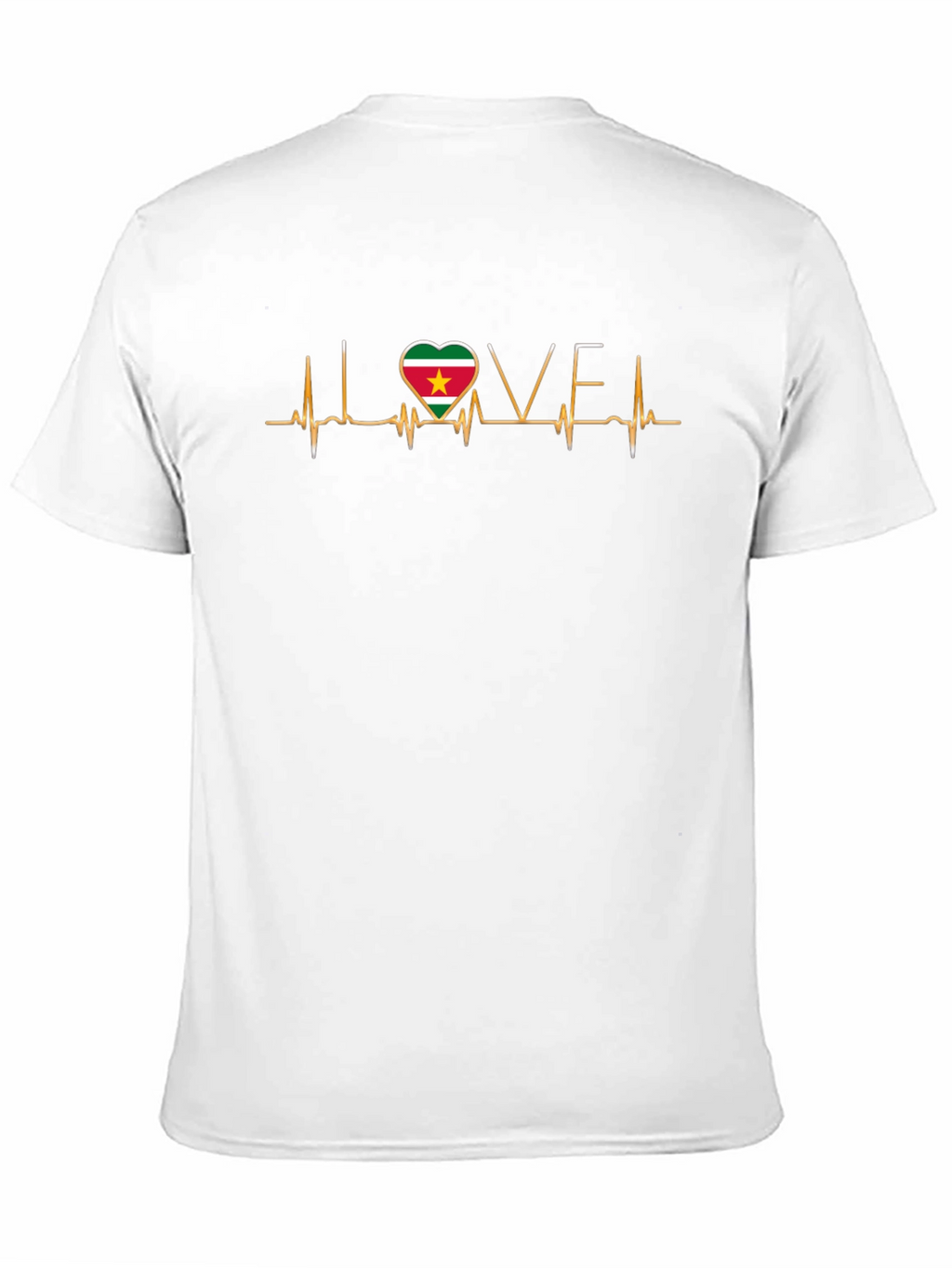 Suriname Heartbeat Love T-Shirt