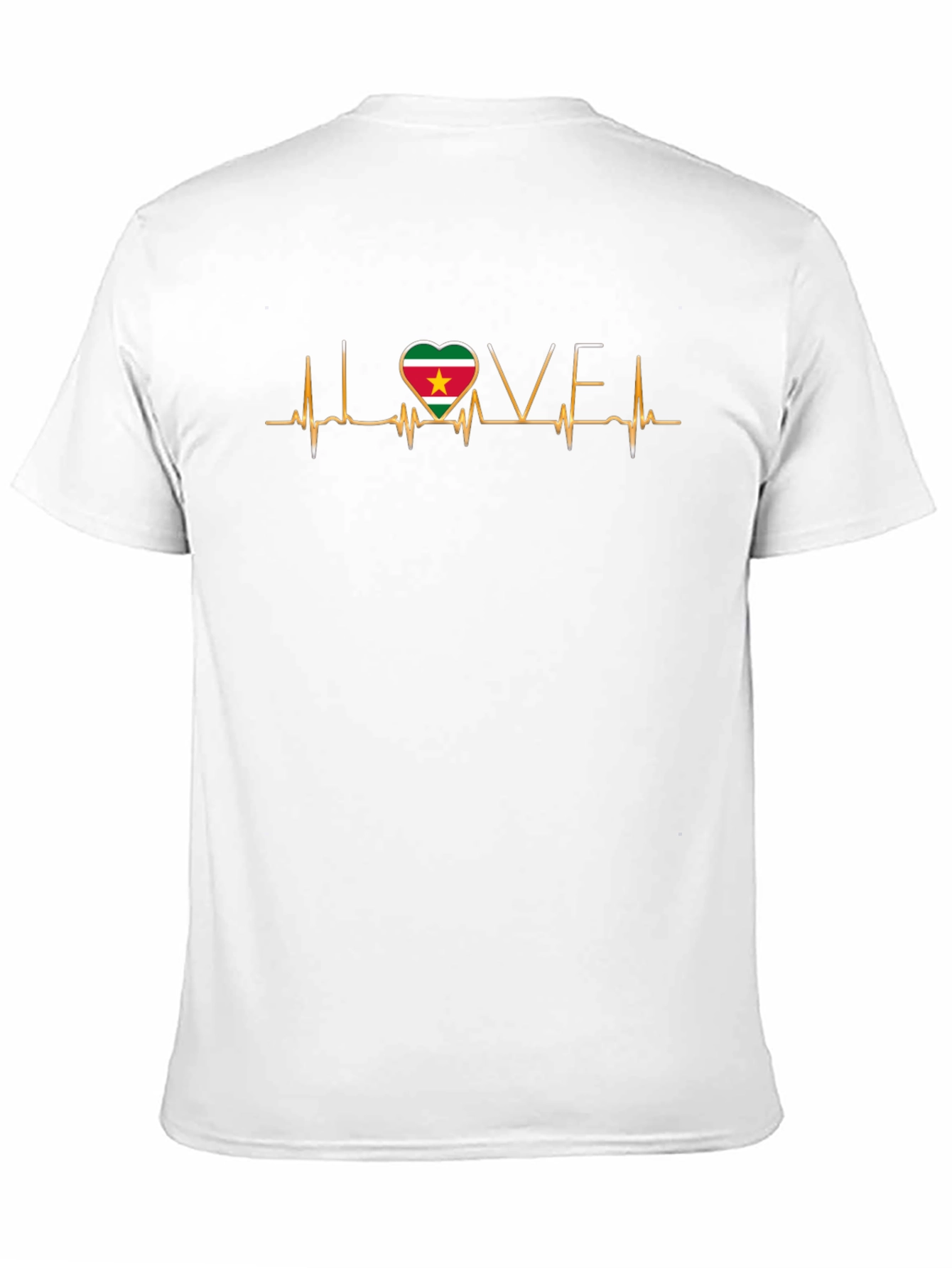 Suriname Heartbeat Love T-Shirt