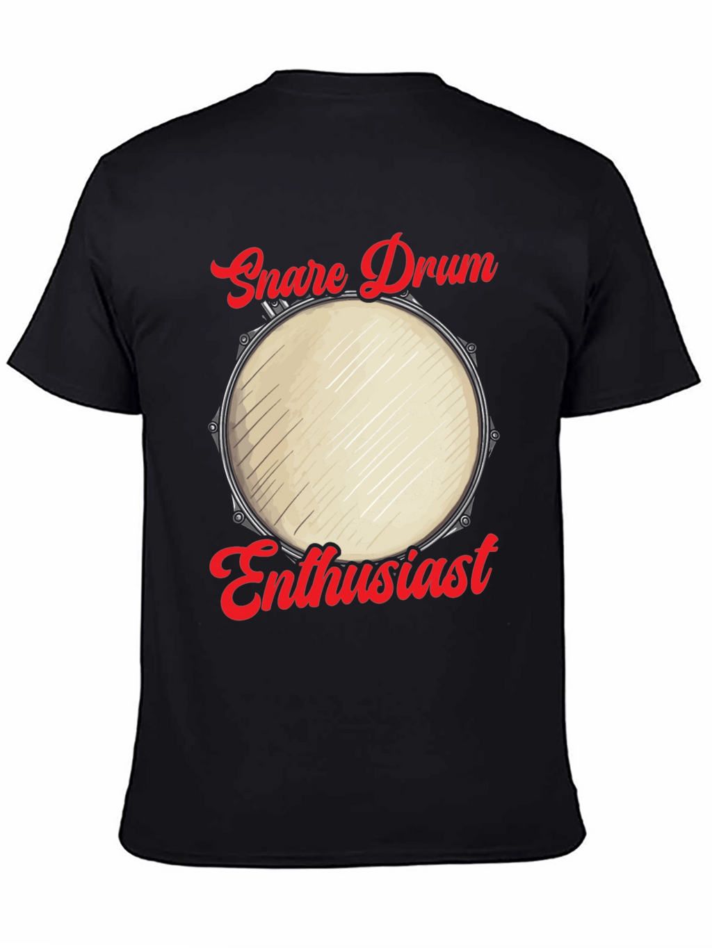 Snare Drum Enthusiast Graphic Tee - Musicians Humor