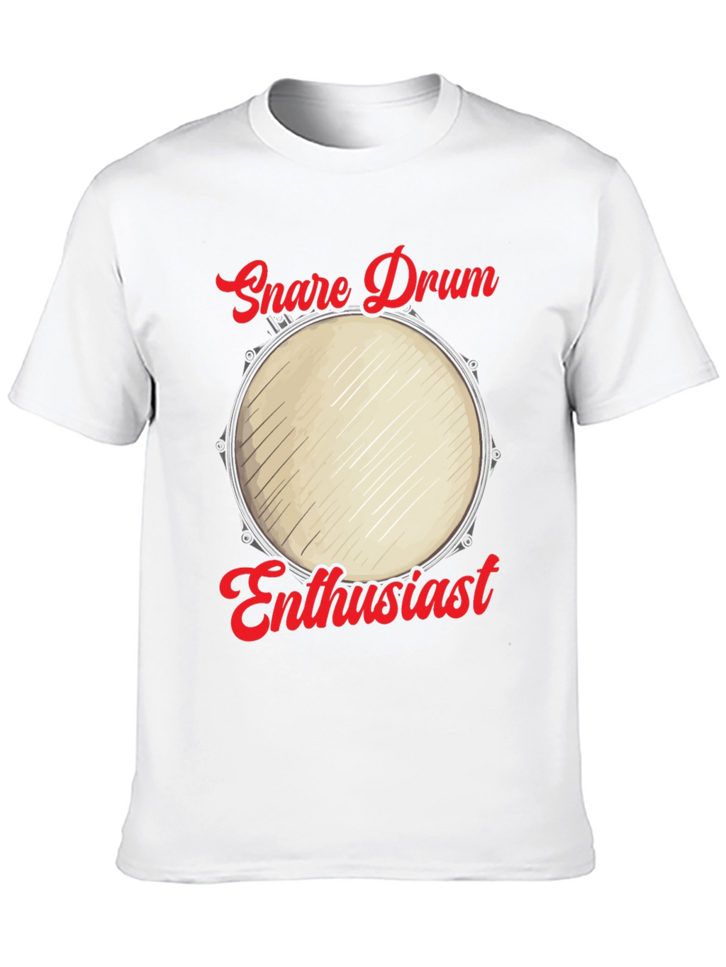 Snare Drum Enthusiast Graphic Tee - Musicians Humor