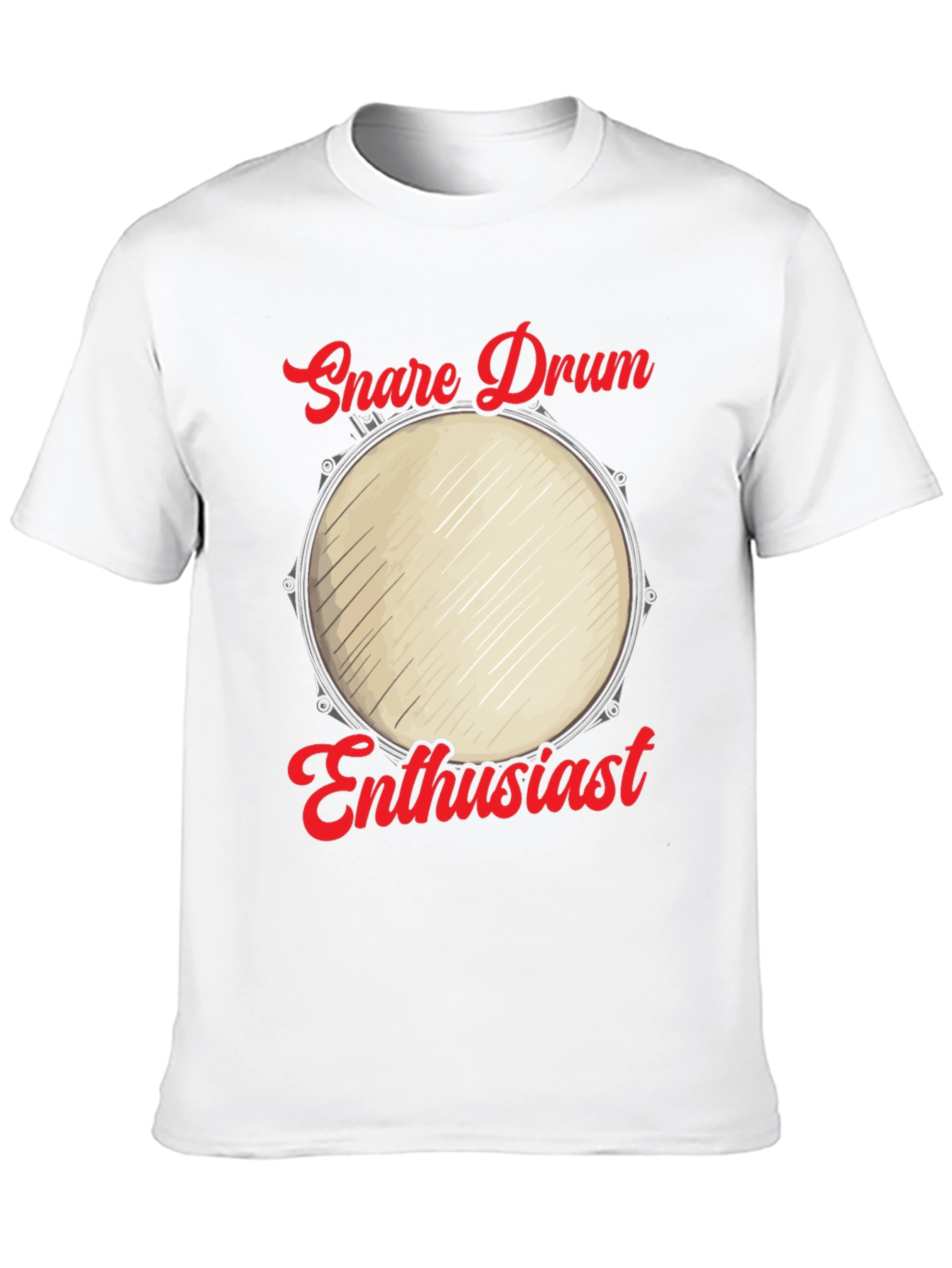 Snare Drum Enthusiast Graphic Tee - Musicians Humor