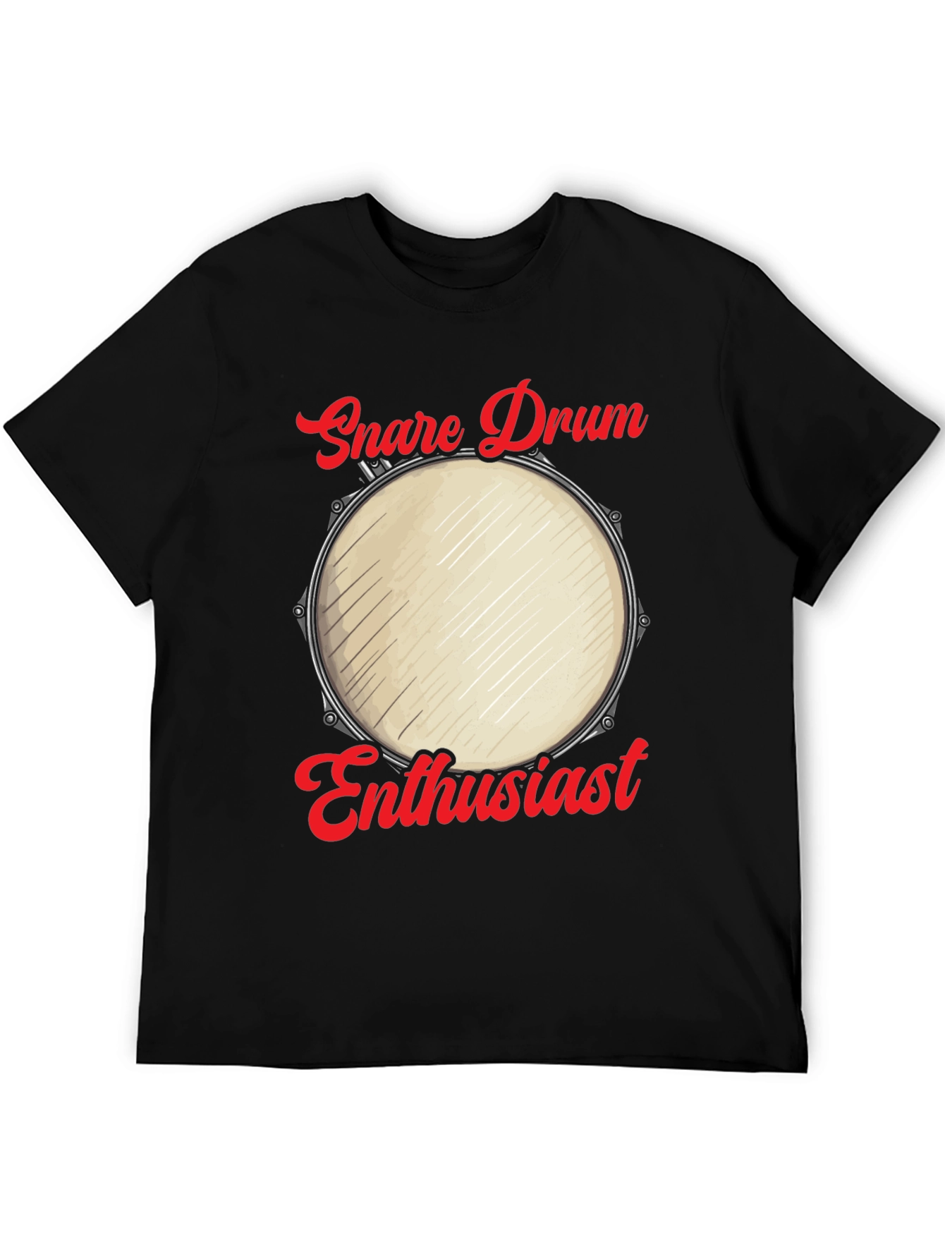 Snare Drum Enthusiast Graphic Tee - Musicians Humor
