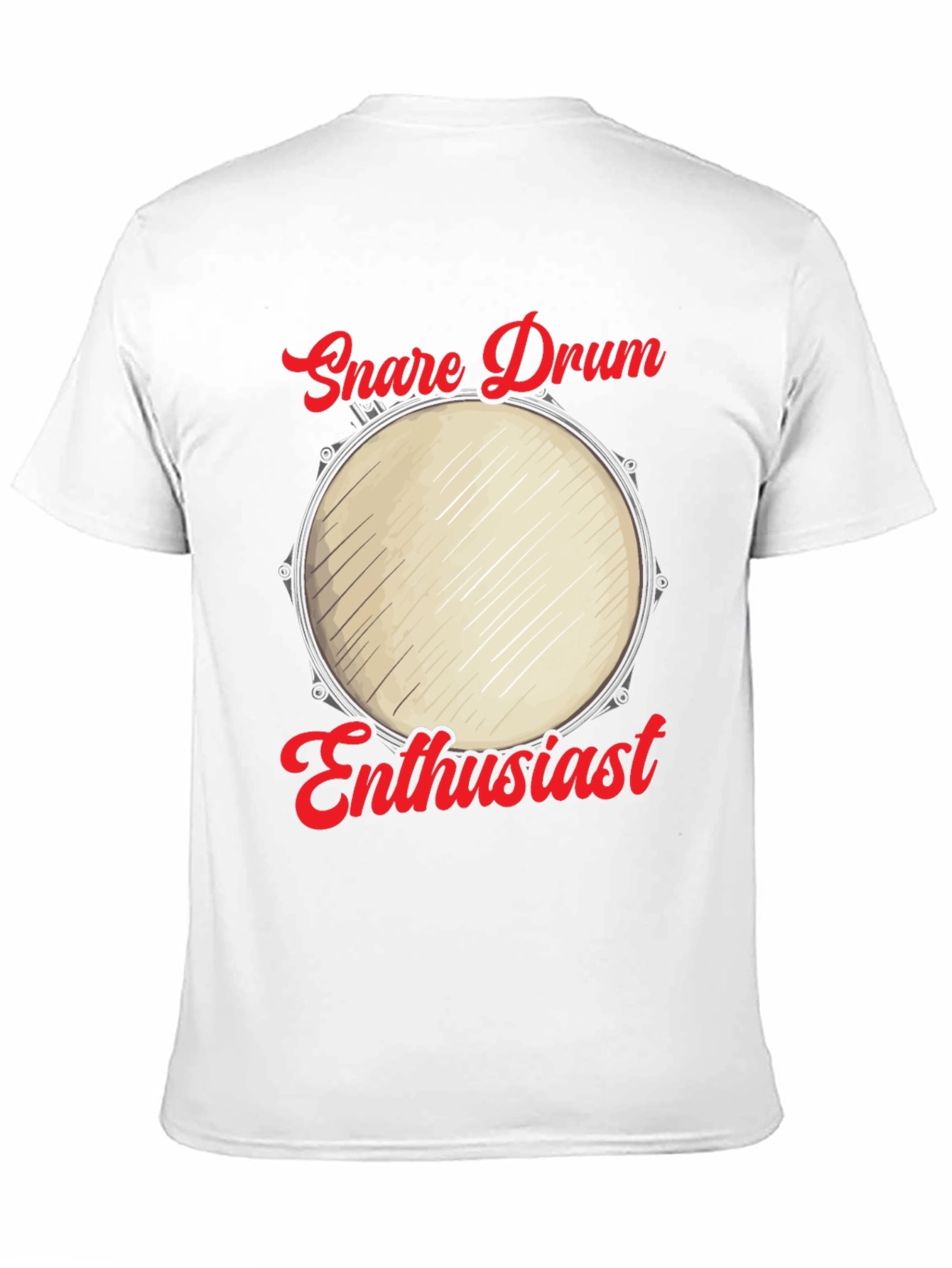Snare Drum Enthusiast Graphic Tee - Musicians Humor