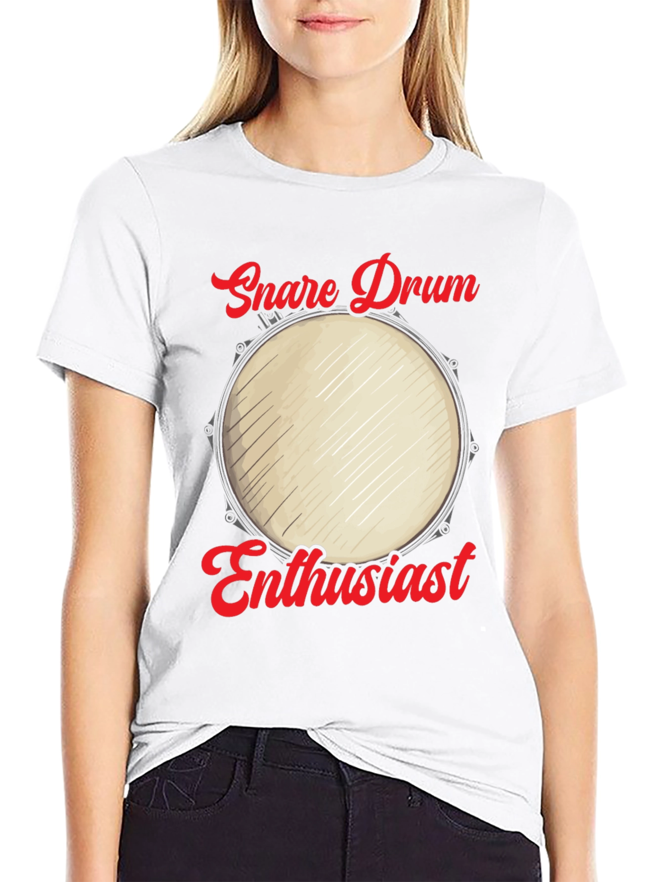 Snare Drum Enthusiast Graphic Tee - Musicians Humor