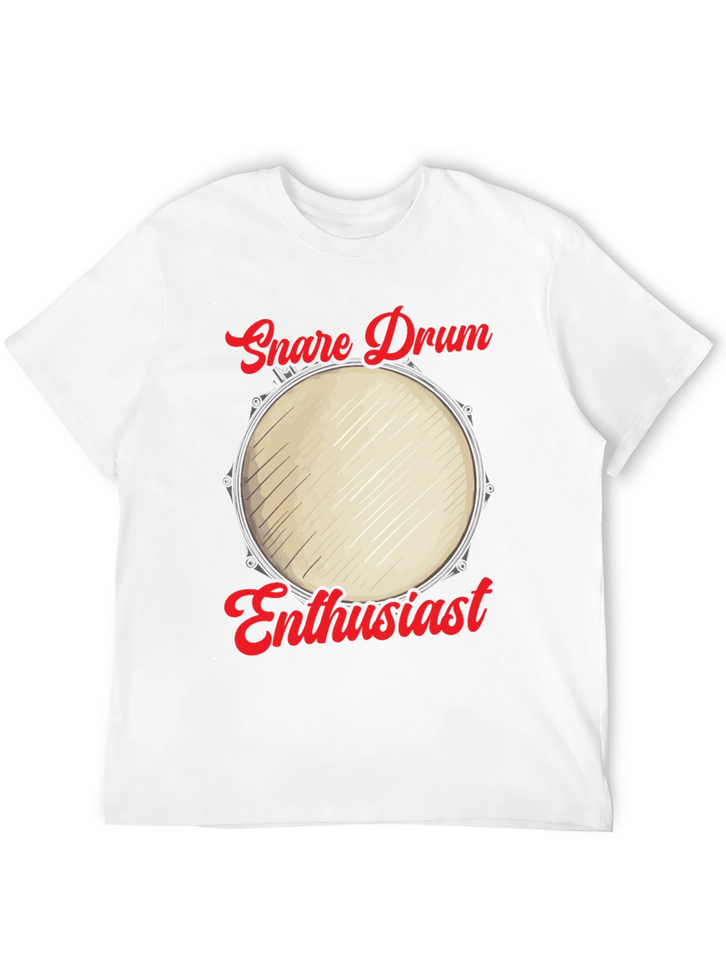 Snare Drum Enthusiast Graphic Tee - Musicians Humor