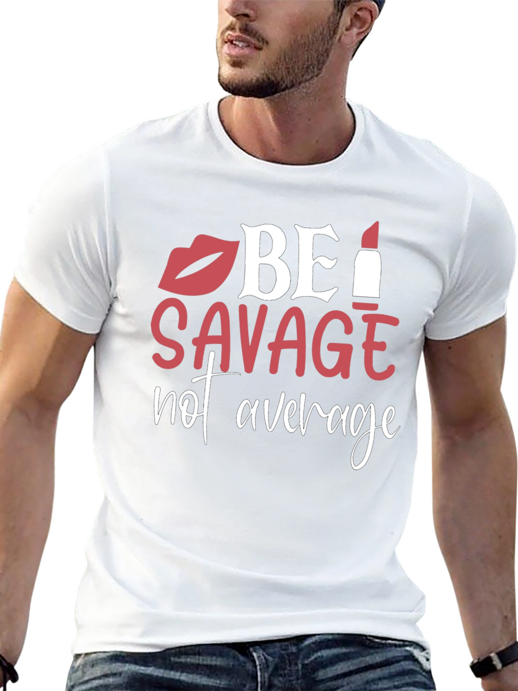 Be Savage Graphic T-Shirt - Black
