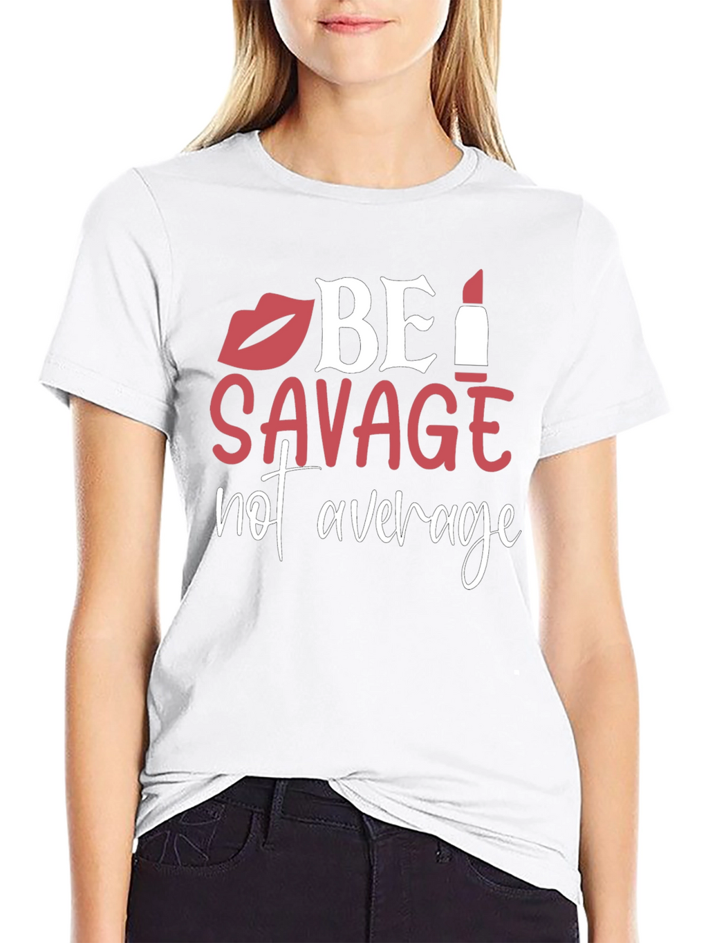 Be Savage Graphic T-Shirt - Black