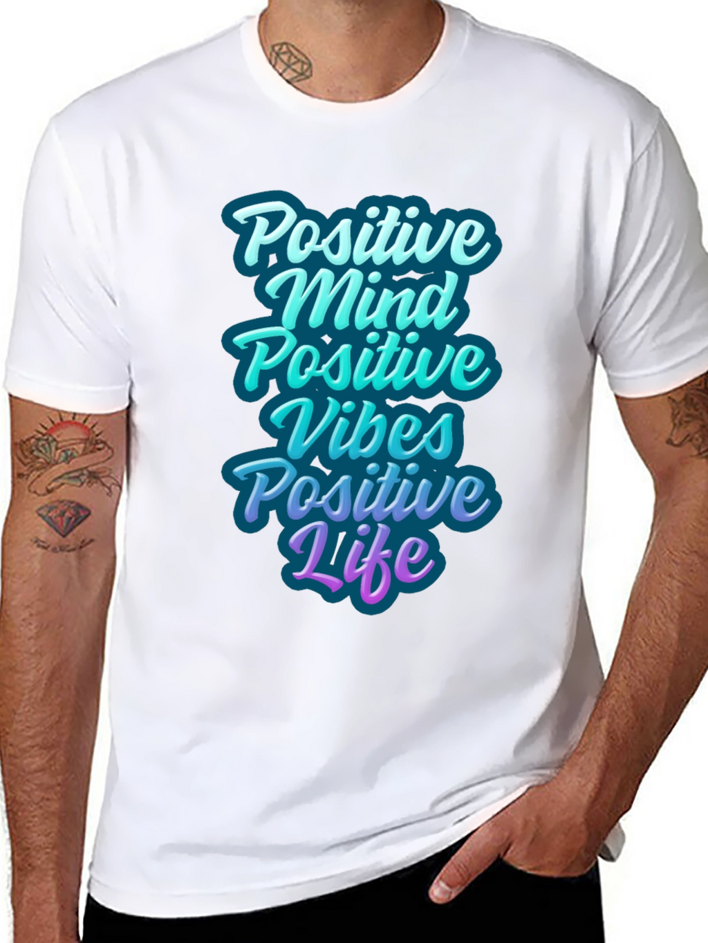 Positive Vibes Graphic T-Shirt