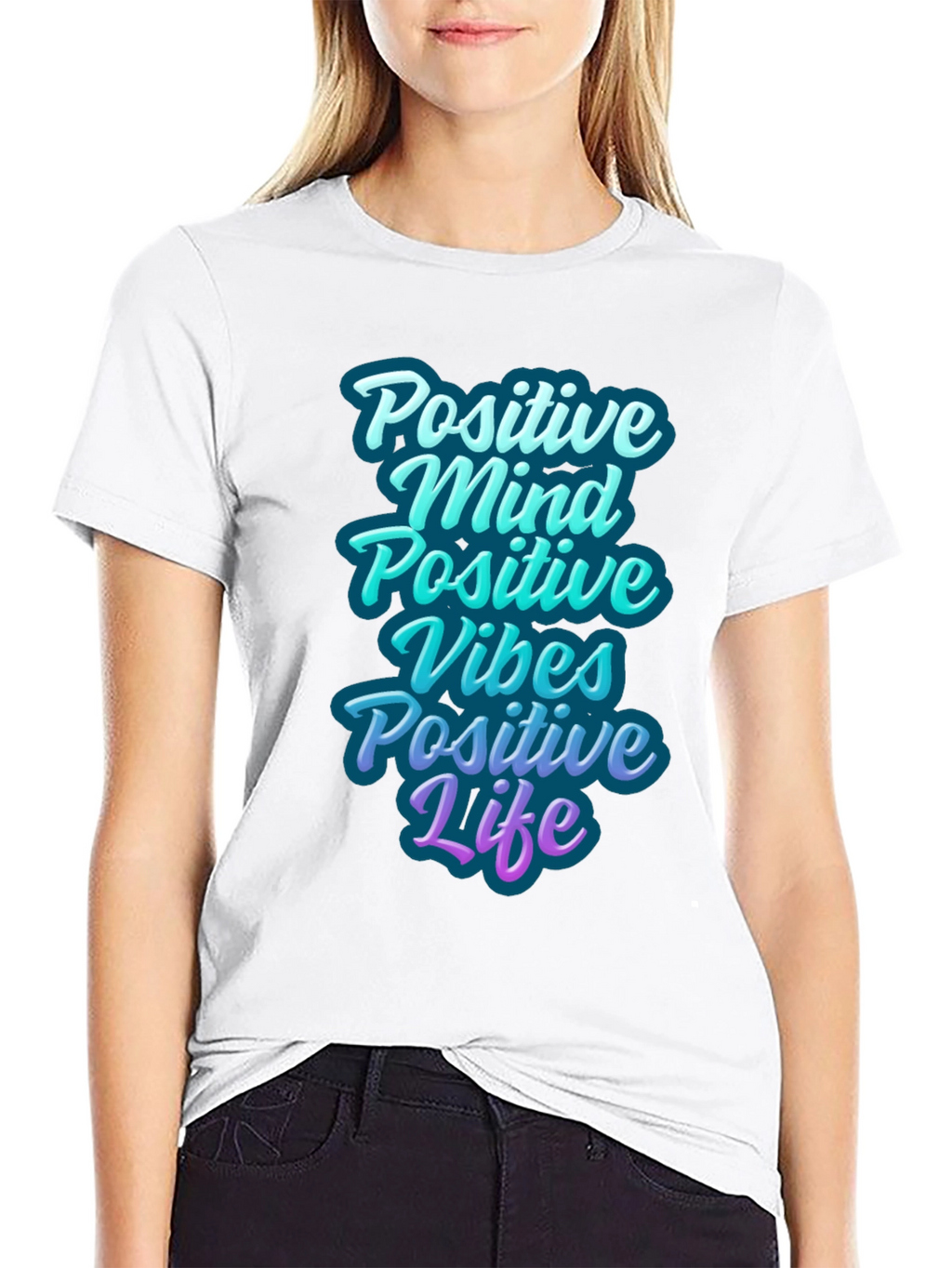 Positive Vibes Graphic T-Shirt