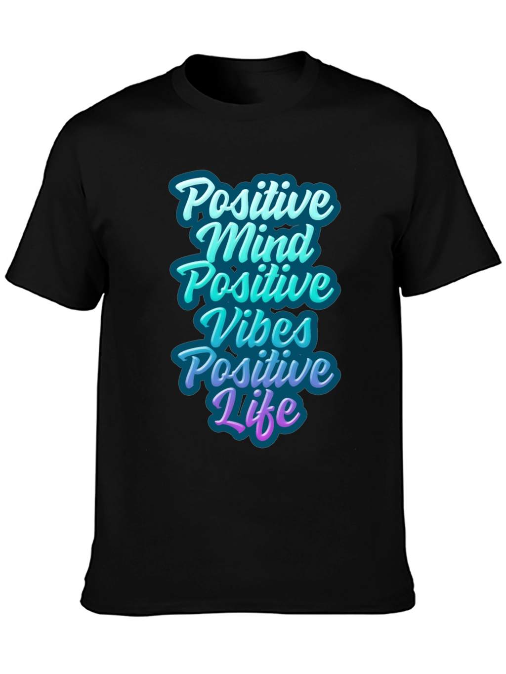 Positive Vibes Graphic T-Shirt