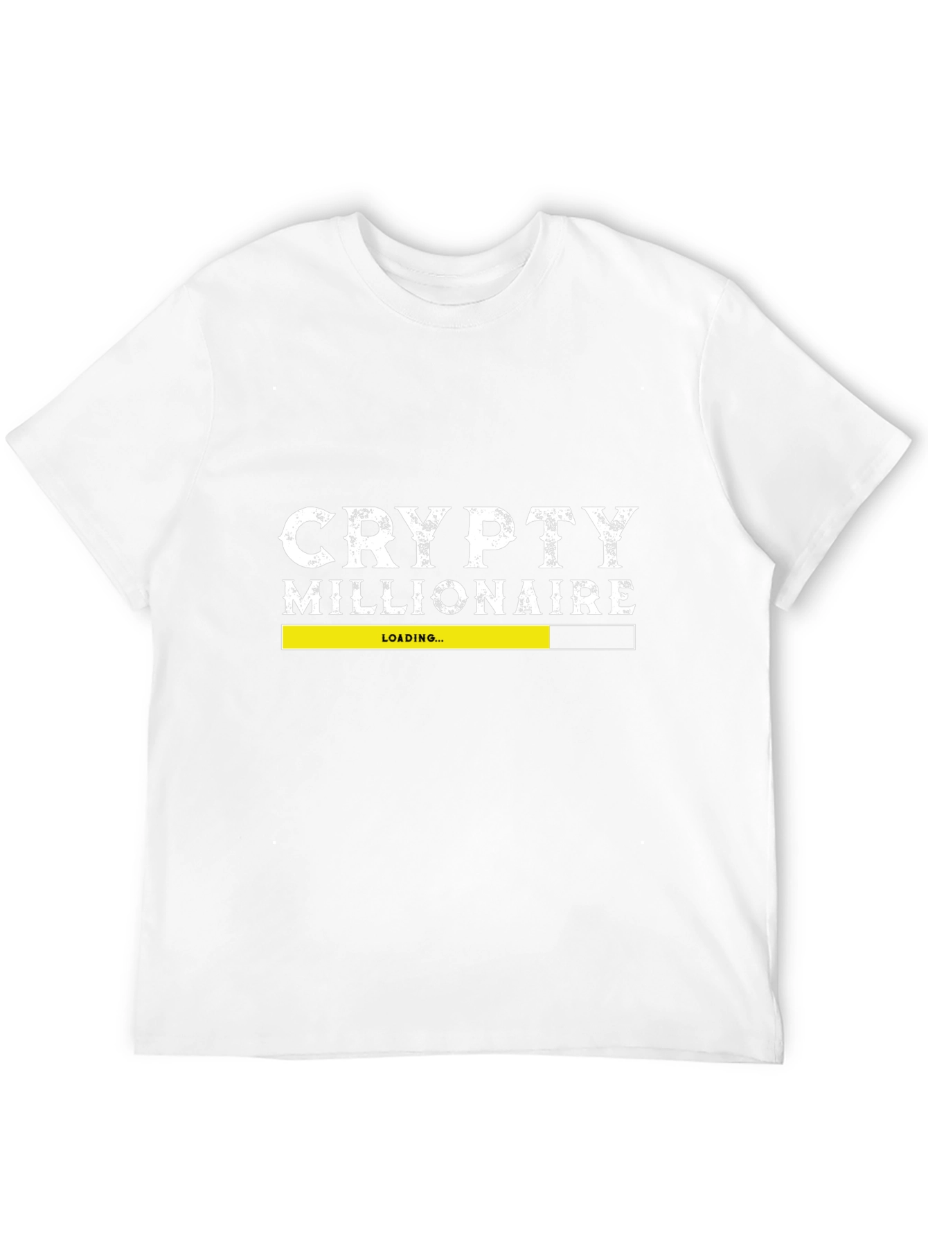 Crypto Millionaire Loading Black Tee