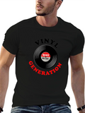 Vinyl Generation Black Graphic Tee