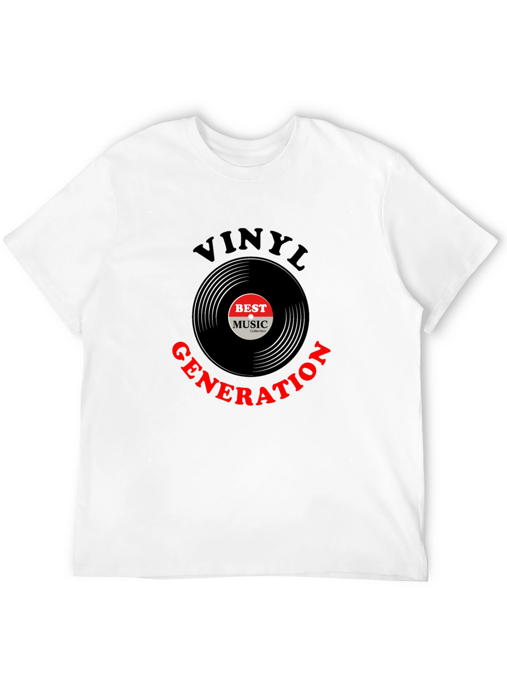 Vinyl Generation Black Graphic Tee