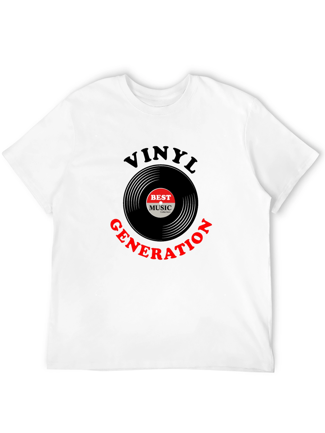 Vinyl Generation Black Graphic Tee
