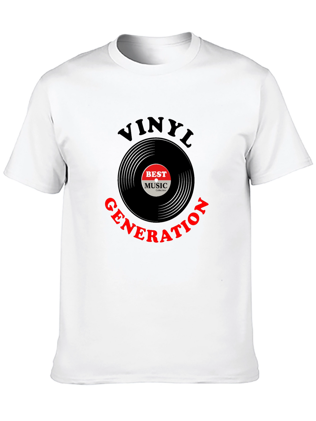 Vinyl Generation Black Graphic Tee