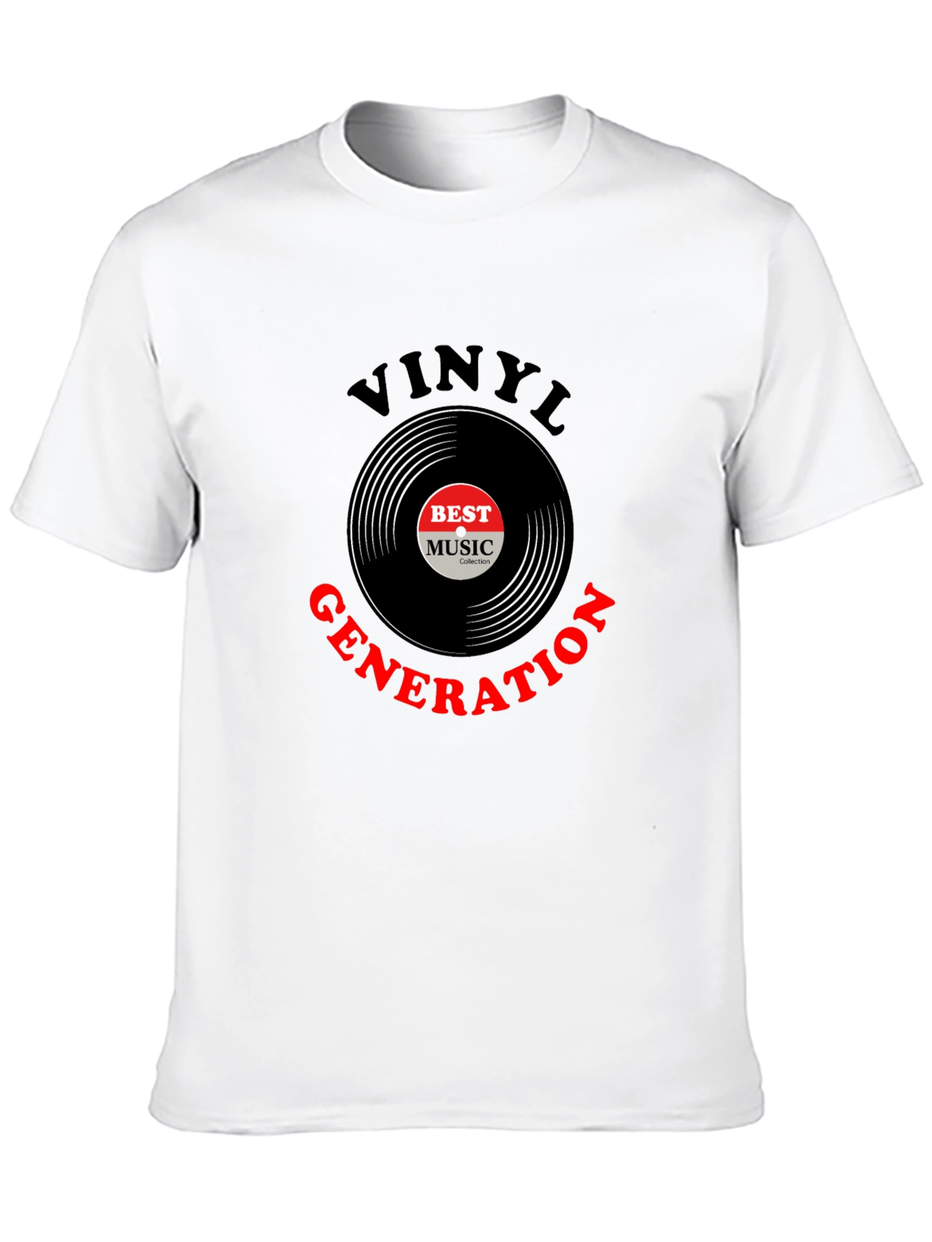 Vinyl Generation Black Graphic Tee