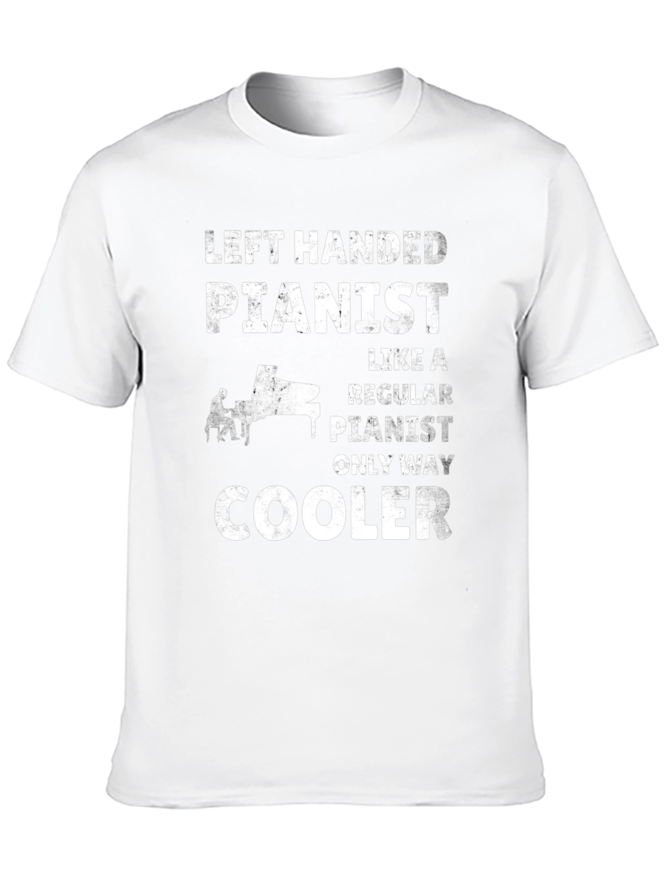 Left Handed Pianist Funny T-Shirt