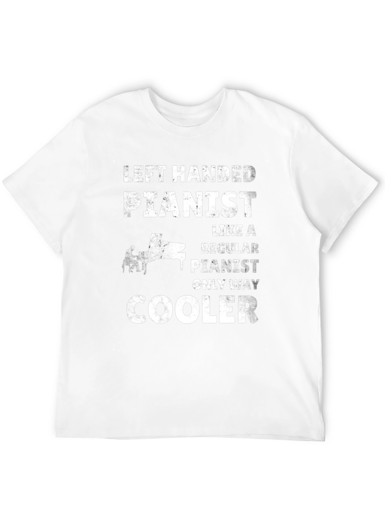 Left Handed Pianist Funny T-Shirt