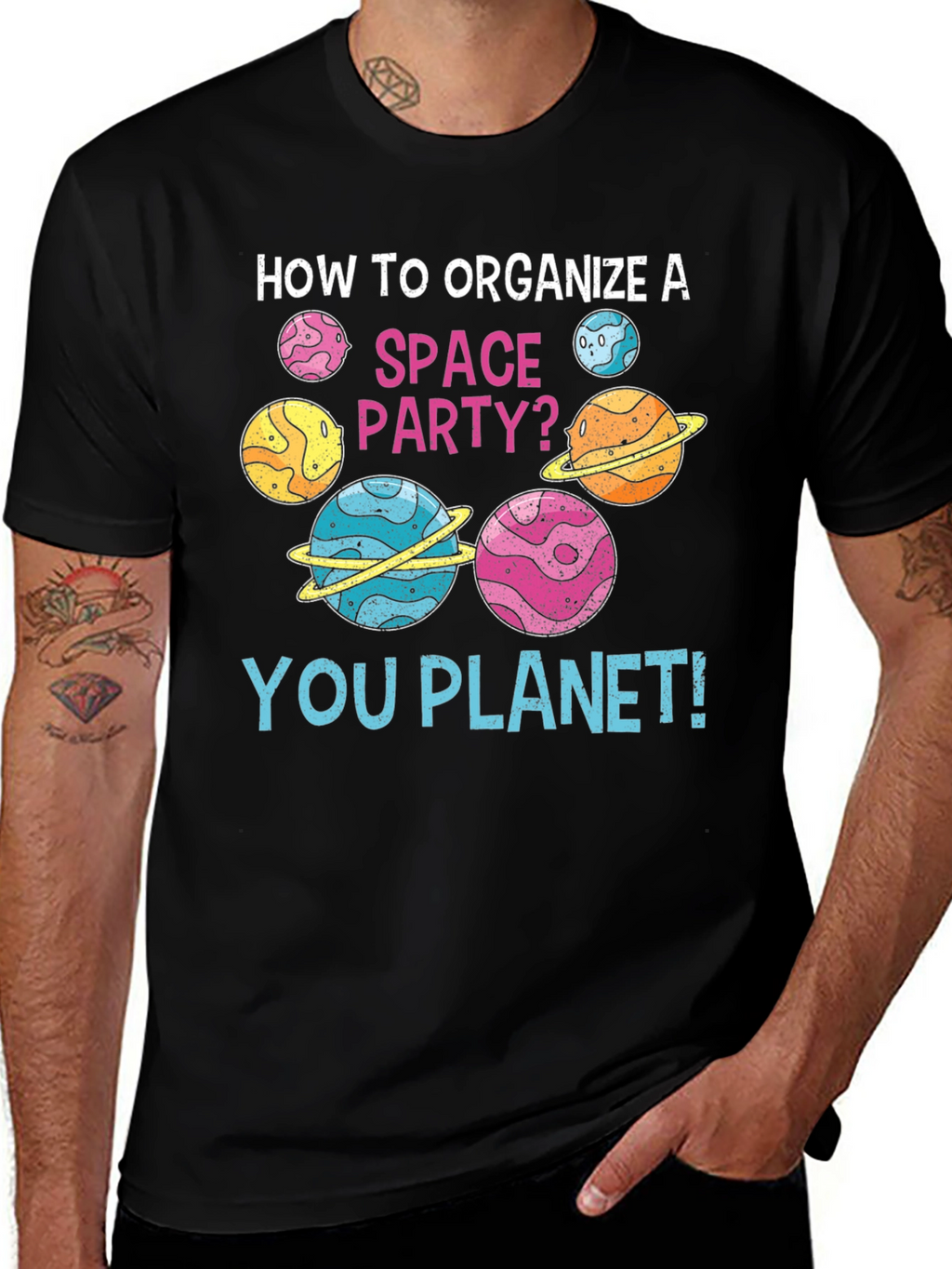 How to Organize a Space Party? T-Shirt