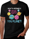 How to Organize a Space Party? T-Shirt