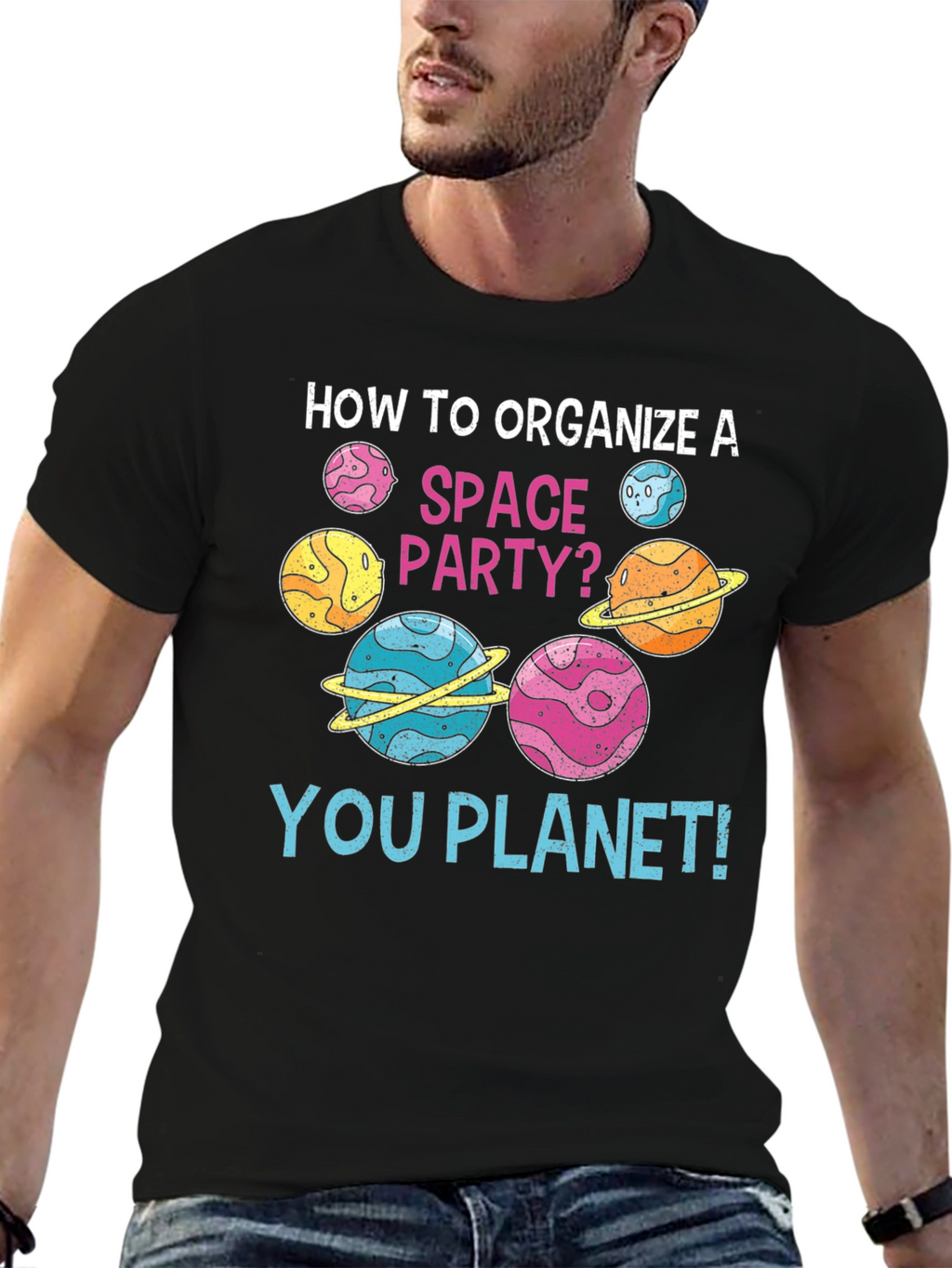 How to Organize a Space Party? T-Shirt