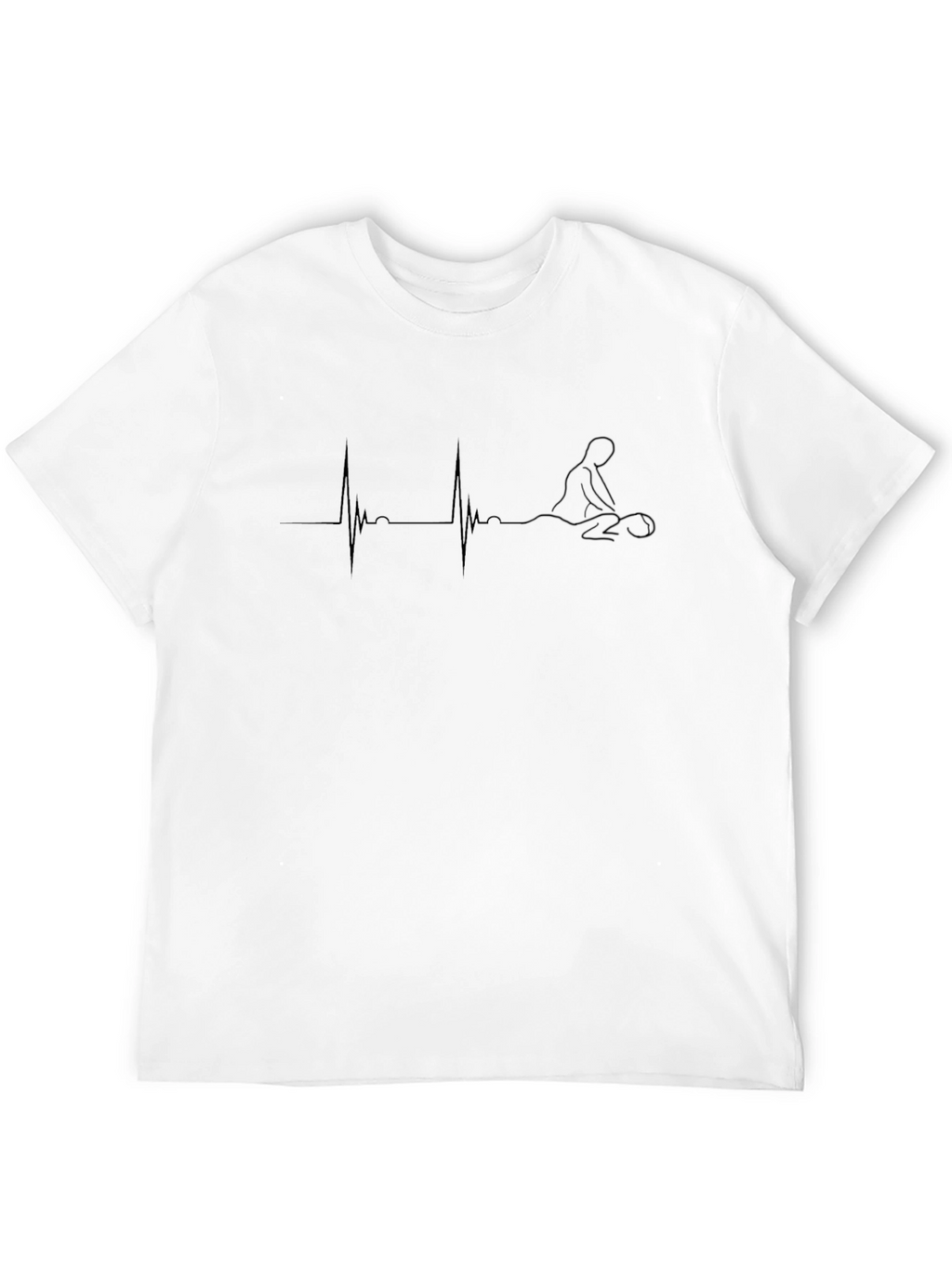 Massage Heartbeat T-Shirt - Relaxing Therapist Design
