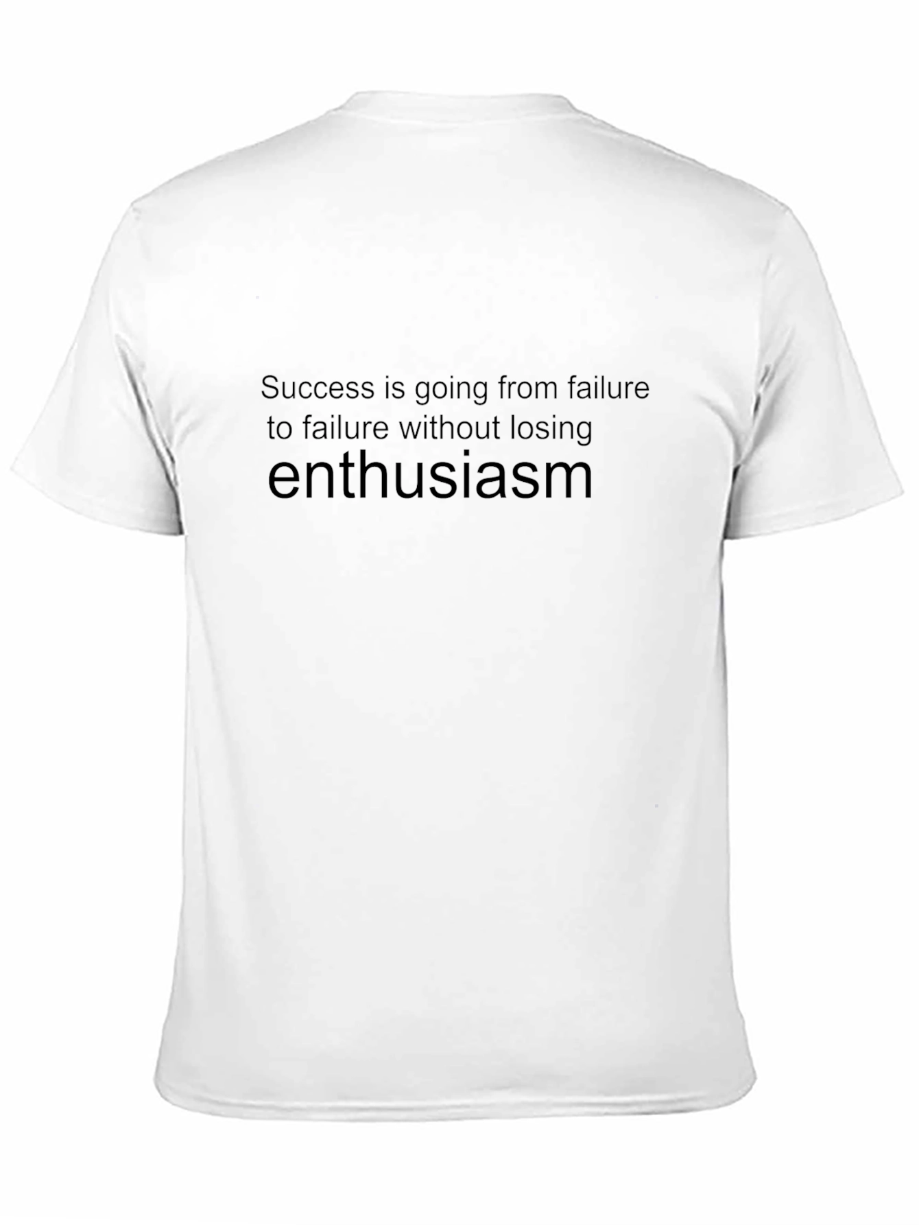 Enthusiasm Graphic Tee - Success T-Shirt