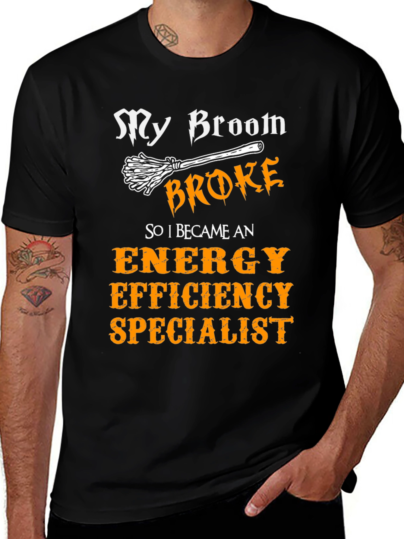 My Broom Broke Energy Efficiency Specialist T-Shirt