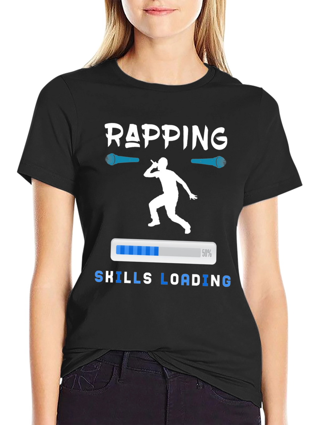 Rapping Skills Loading Graphic T-Shirt