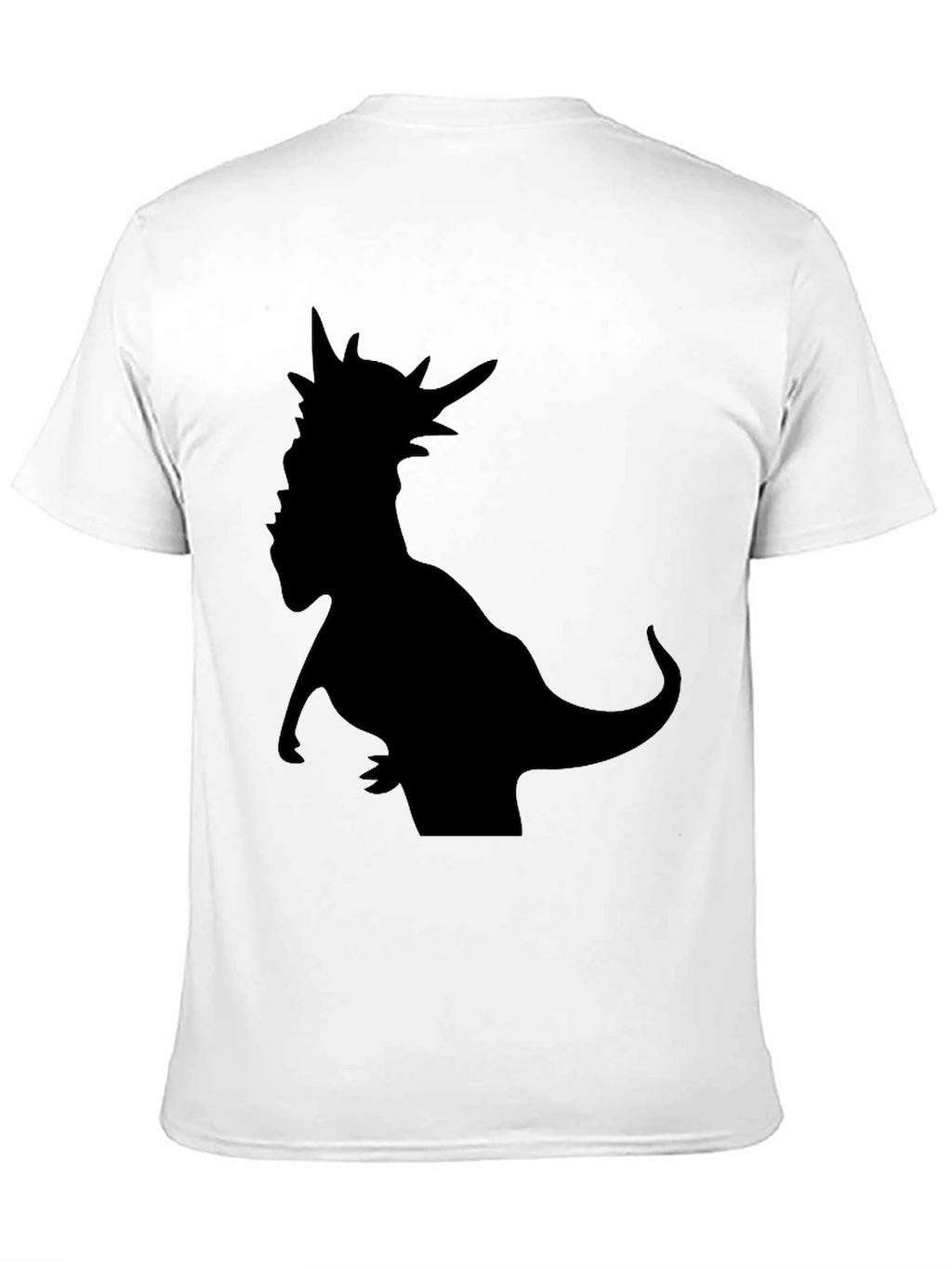 Dino Silhouette T-Shirt - Black Graphic Tee