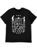 Best Female Son Ever T-Shirt - Fishing Design