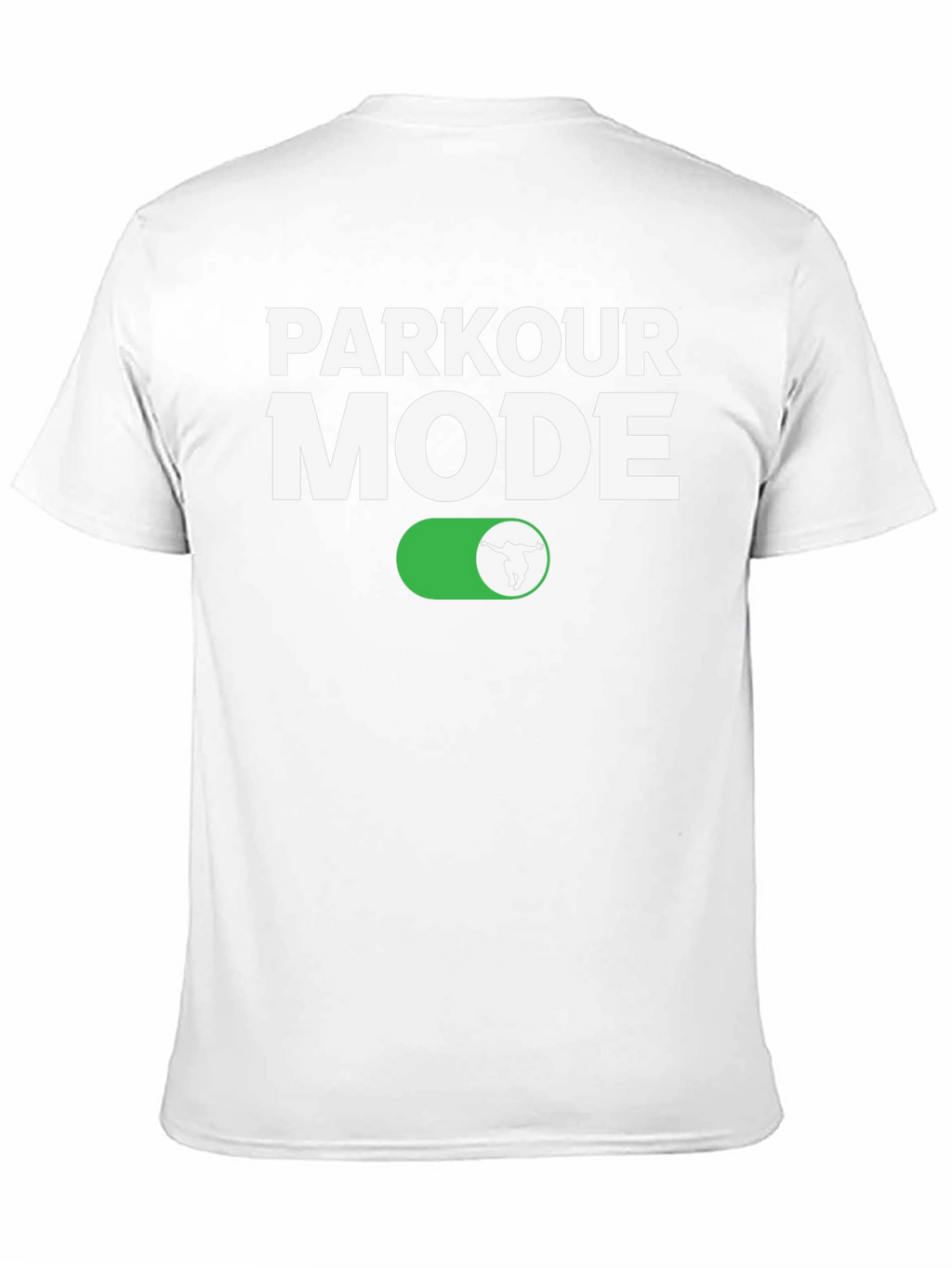 Parkour Mode On T-Shirt - Athletic Black Tee