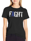 Fight Cancer Awareness Ribbon T-Shirt