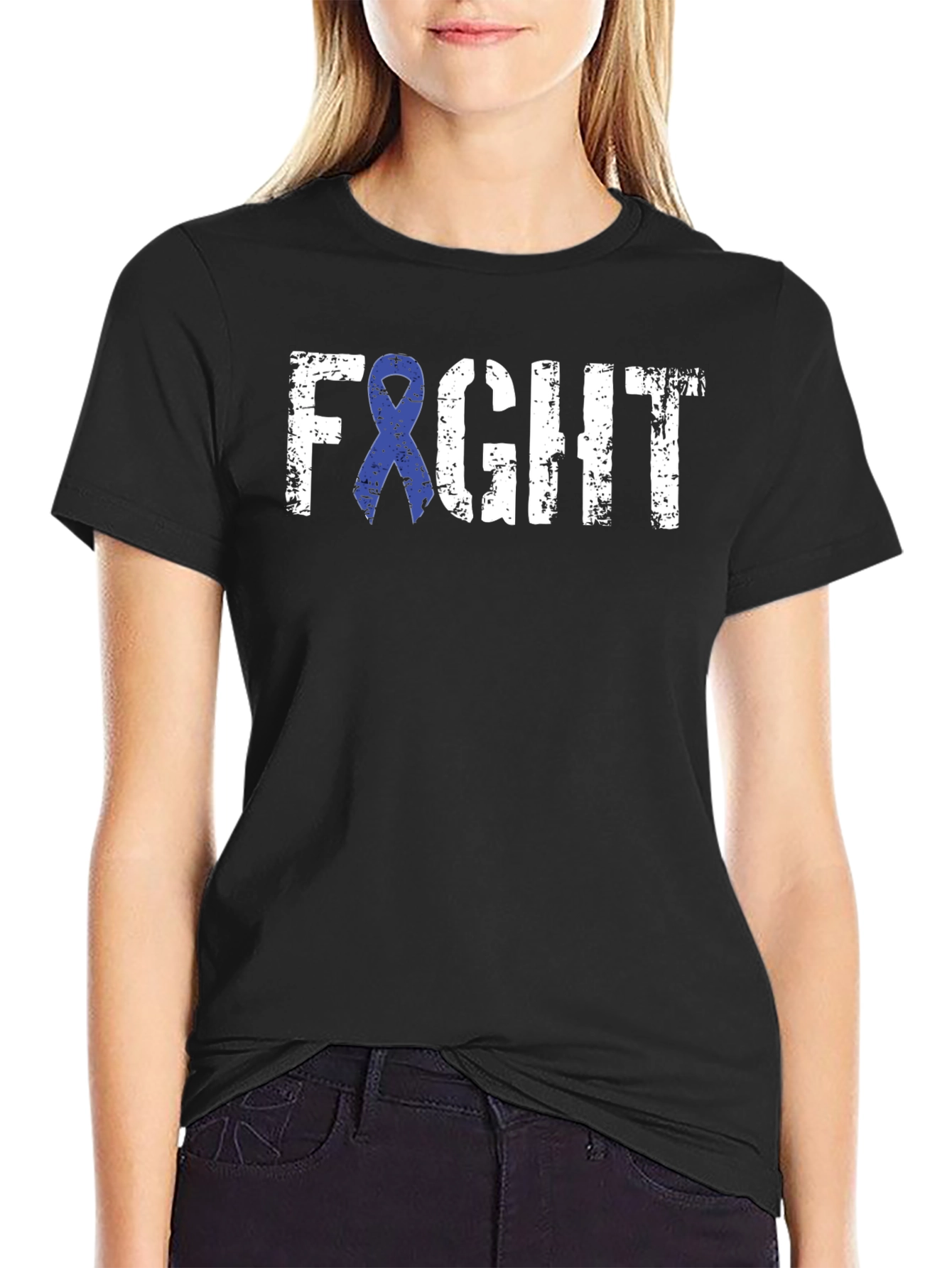 Fight Cancer Awareness Ribbon T-Shirt