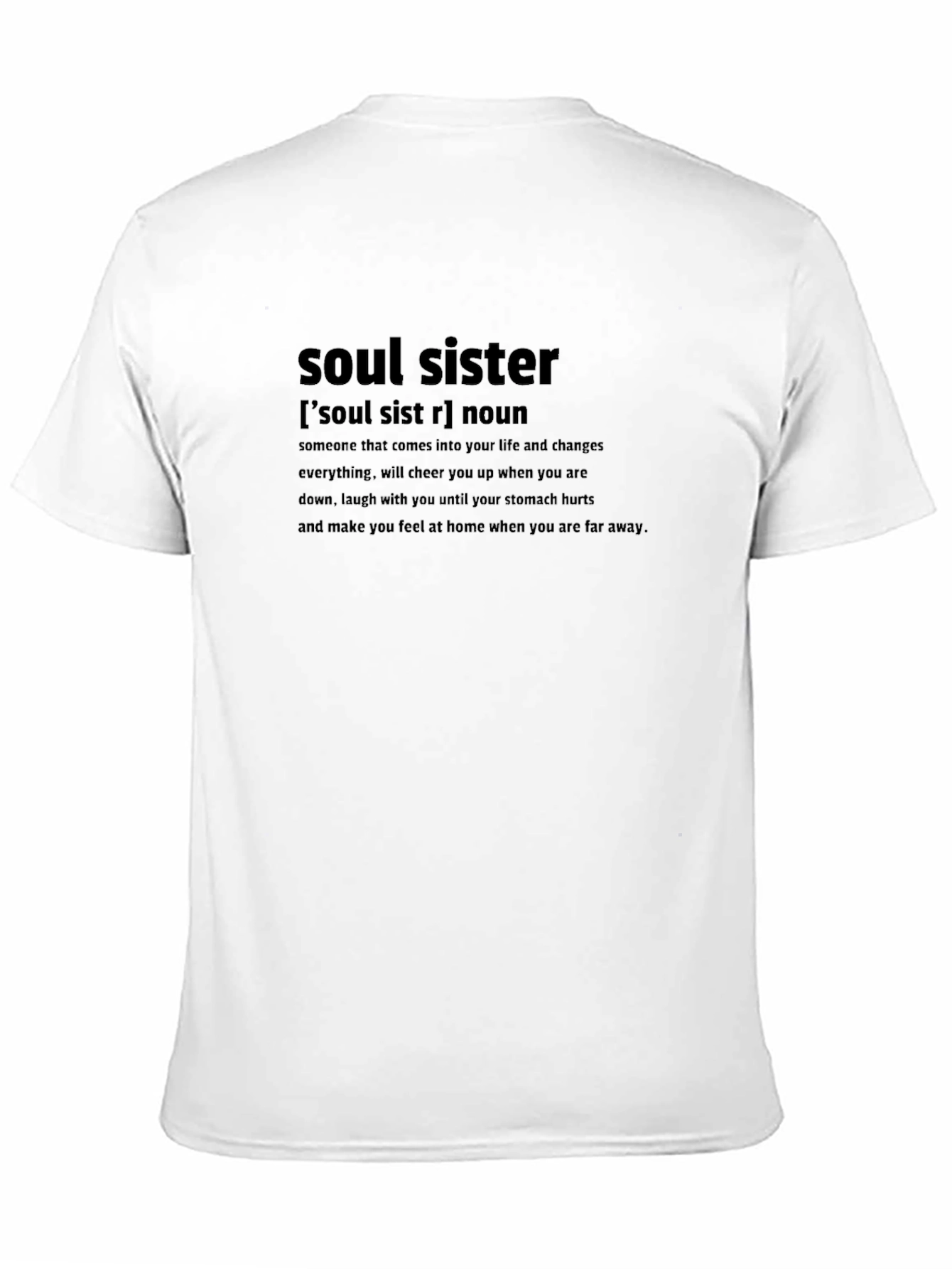 Soul Sister Definition Black Graphic Tee