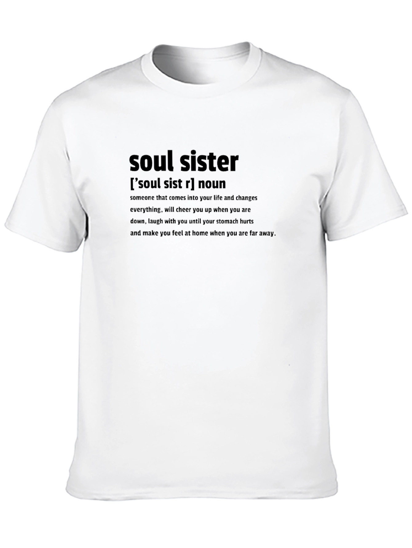 Soul Sister Definition Black Graphic Tee